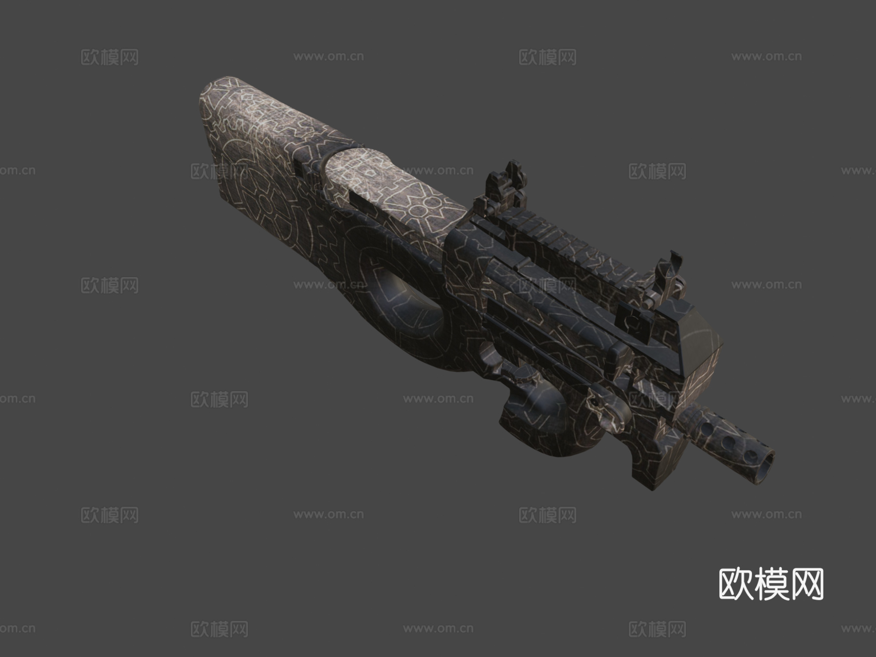 P90齿轮版3d模型