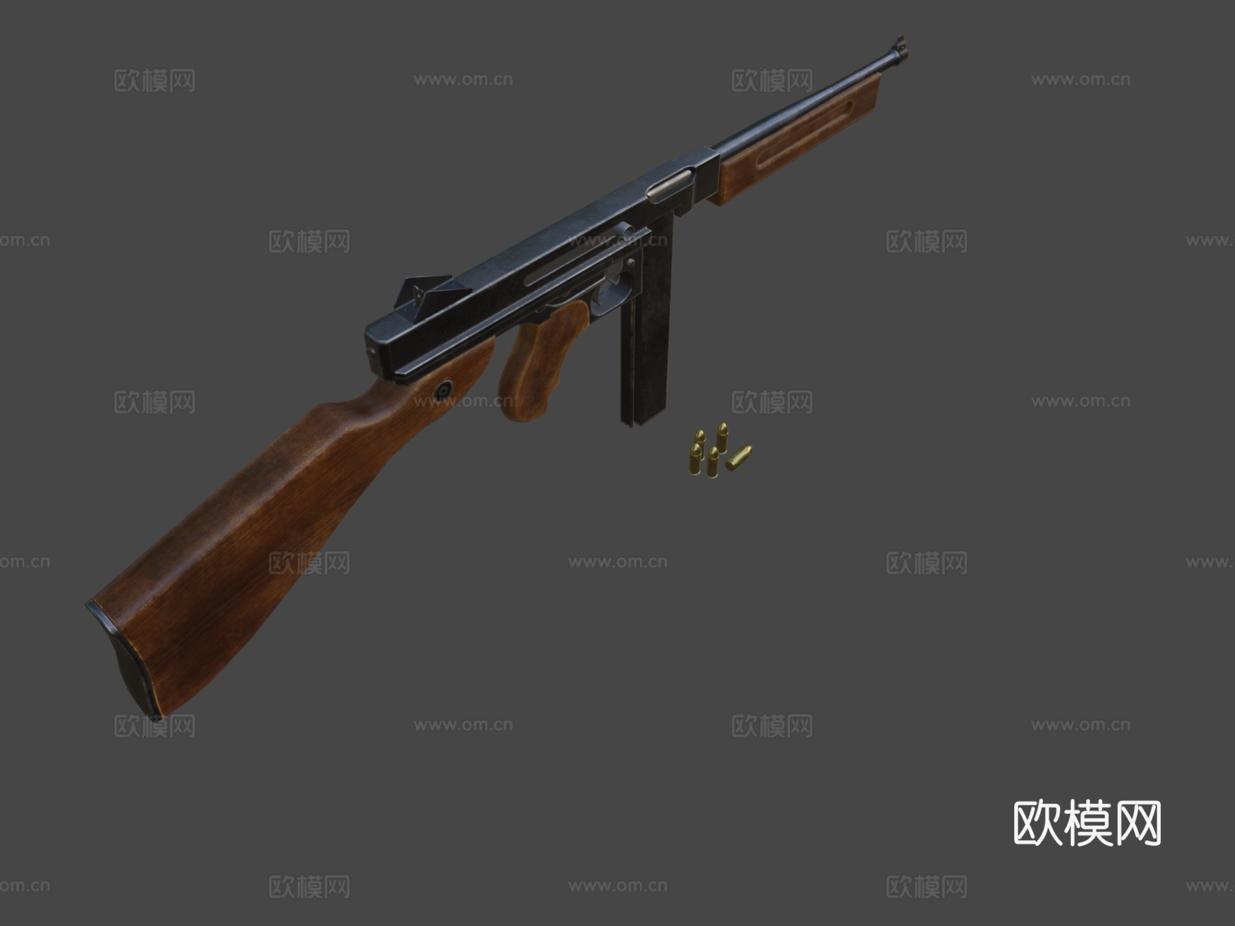 汤普森M1A13d模型