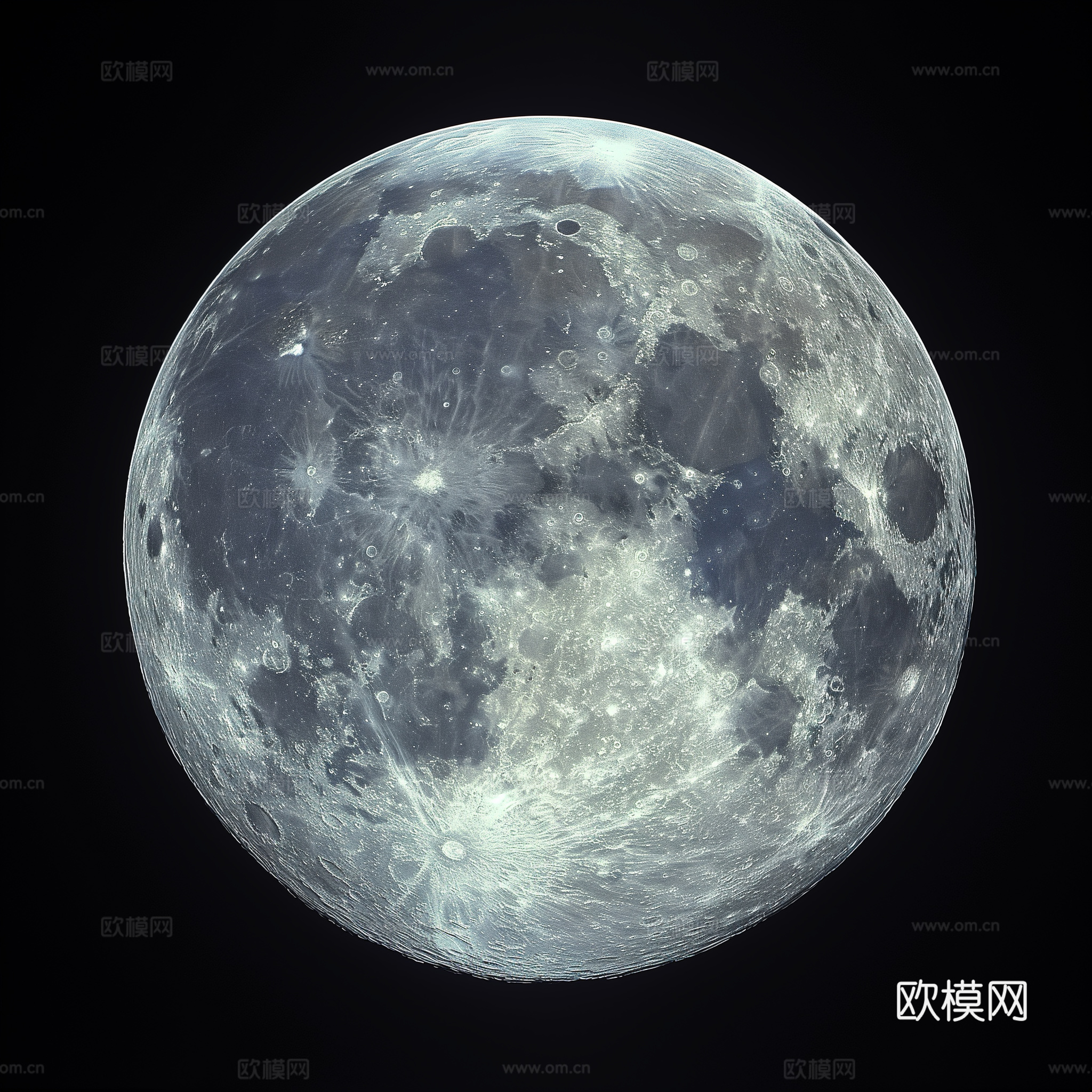 月球灯星球月亮陨石表表面