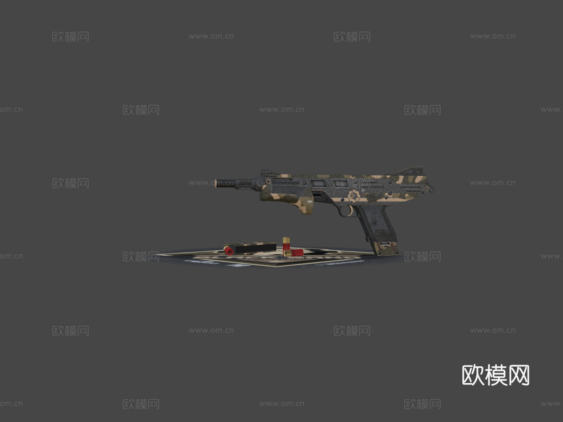 MAG-7黑沙版3d模型