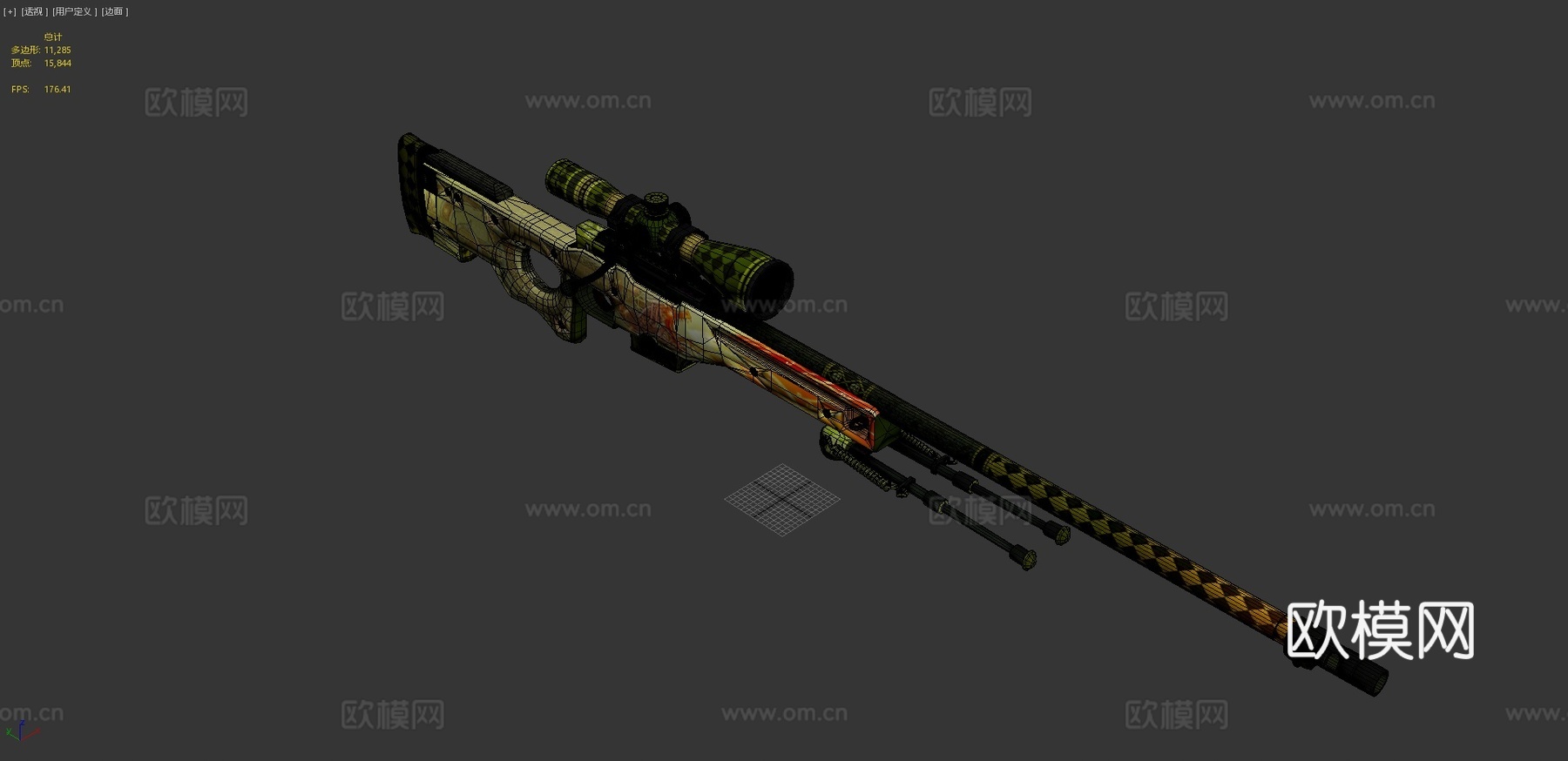 AWP-龙之传说3d模型