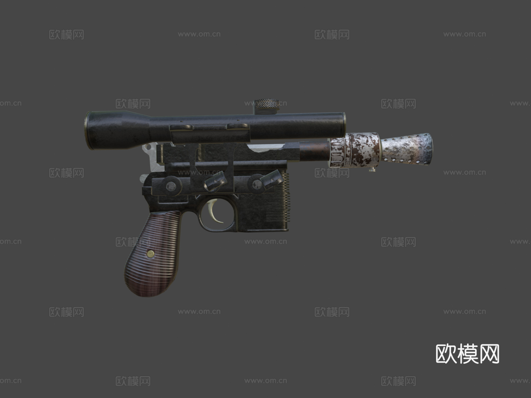 DL-44爆能枪3d模型