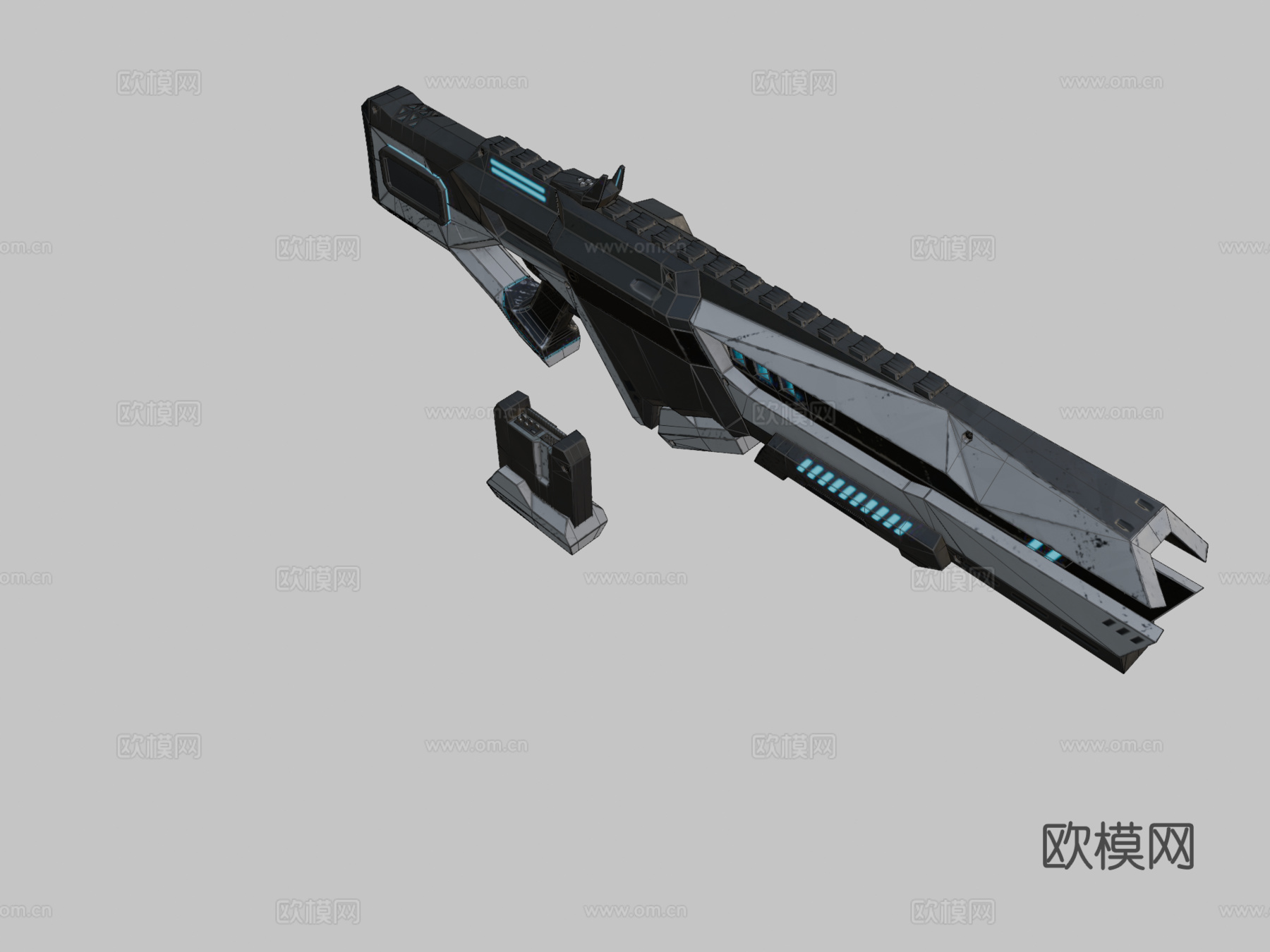 GPU武器3d模型