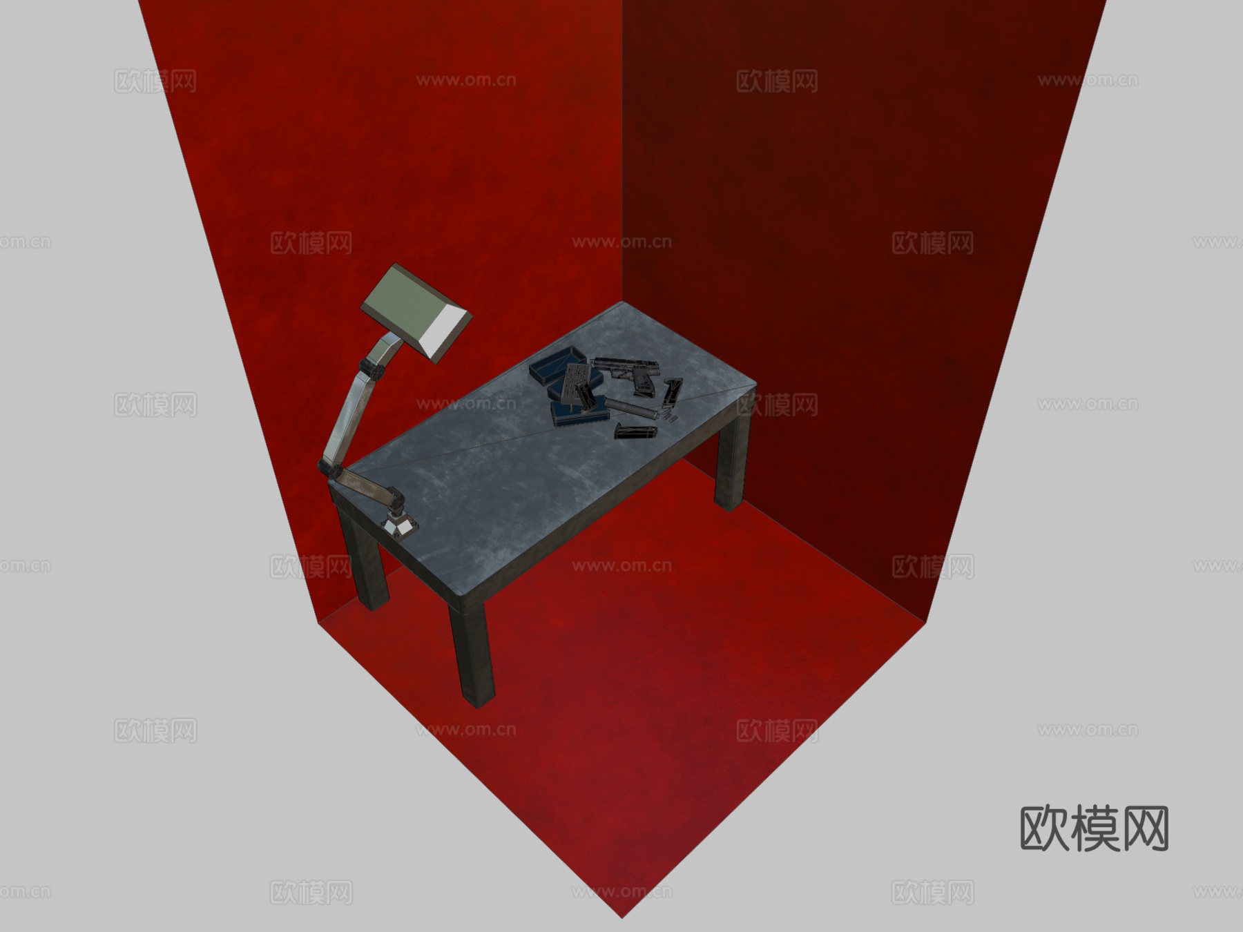 [黑克勒&amp;科赫]USP战术.453d模型