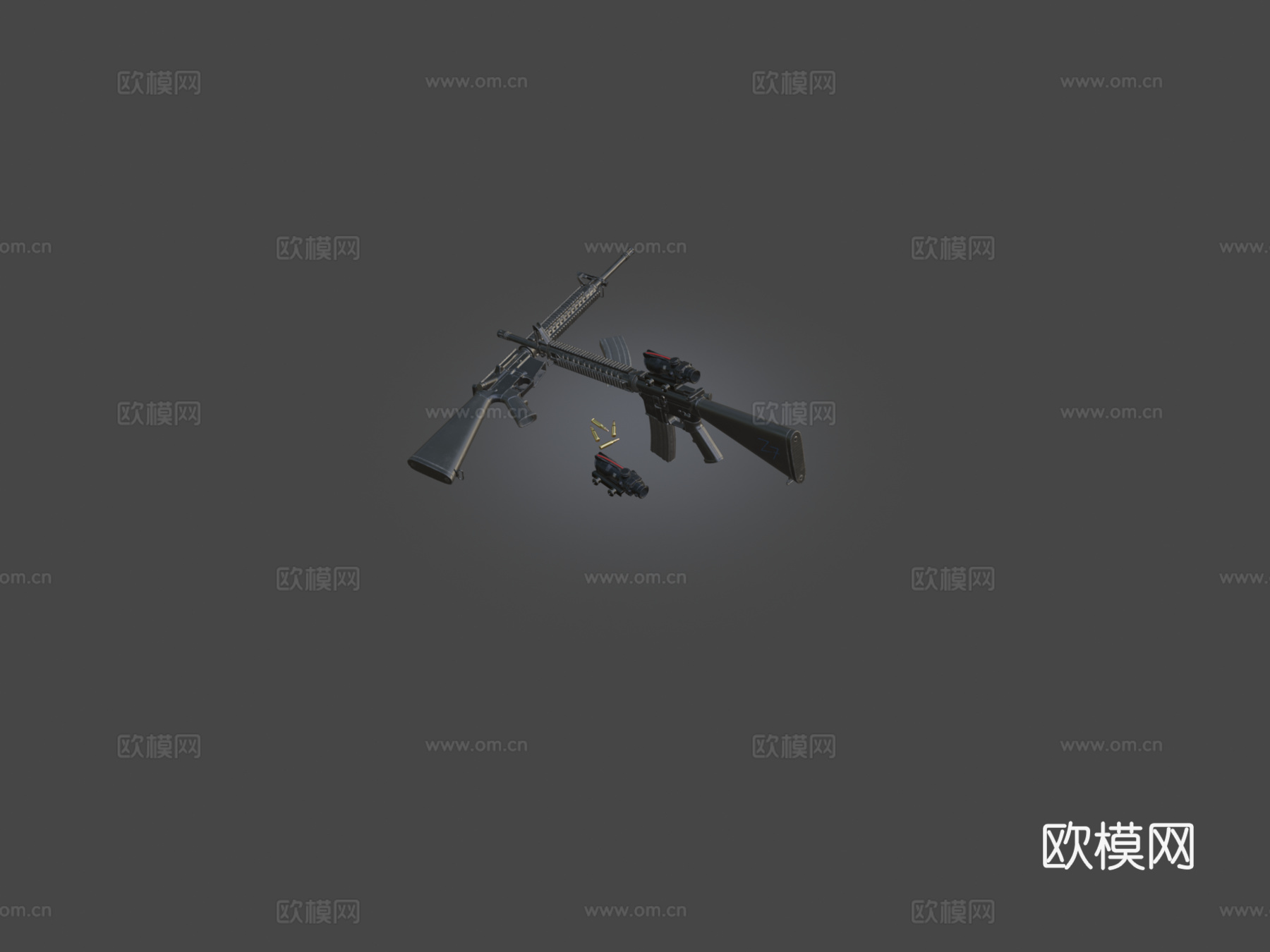 M16A43d模型
