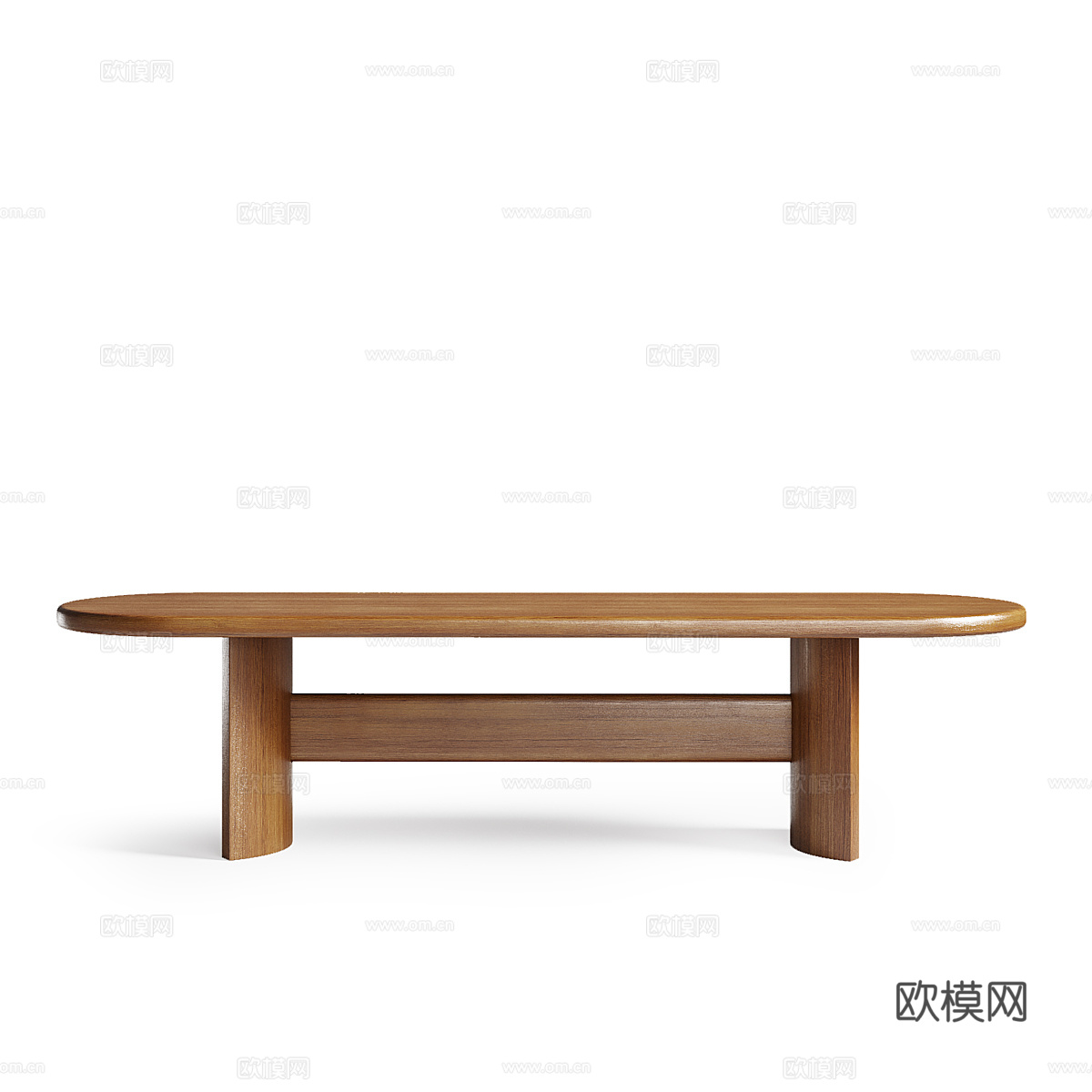 现代意式实木玄关柜 端景台3d模型