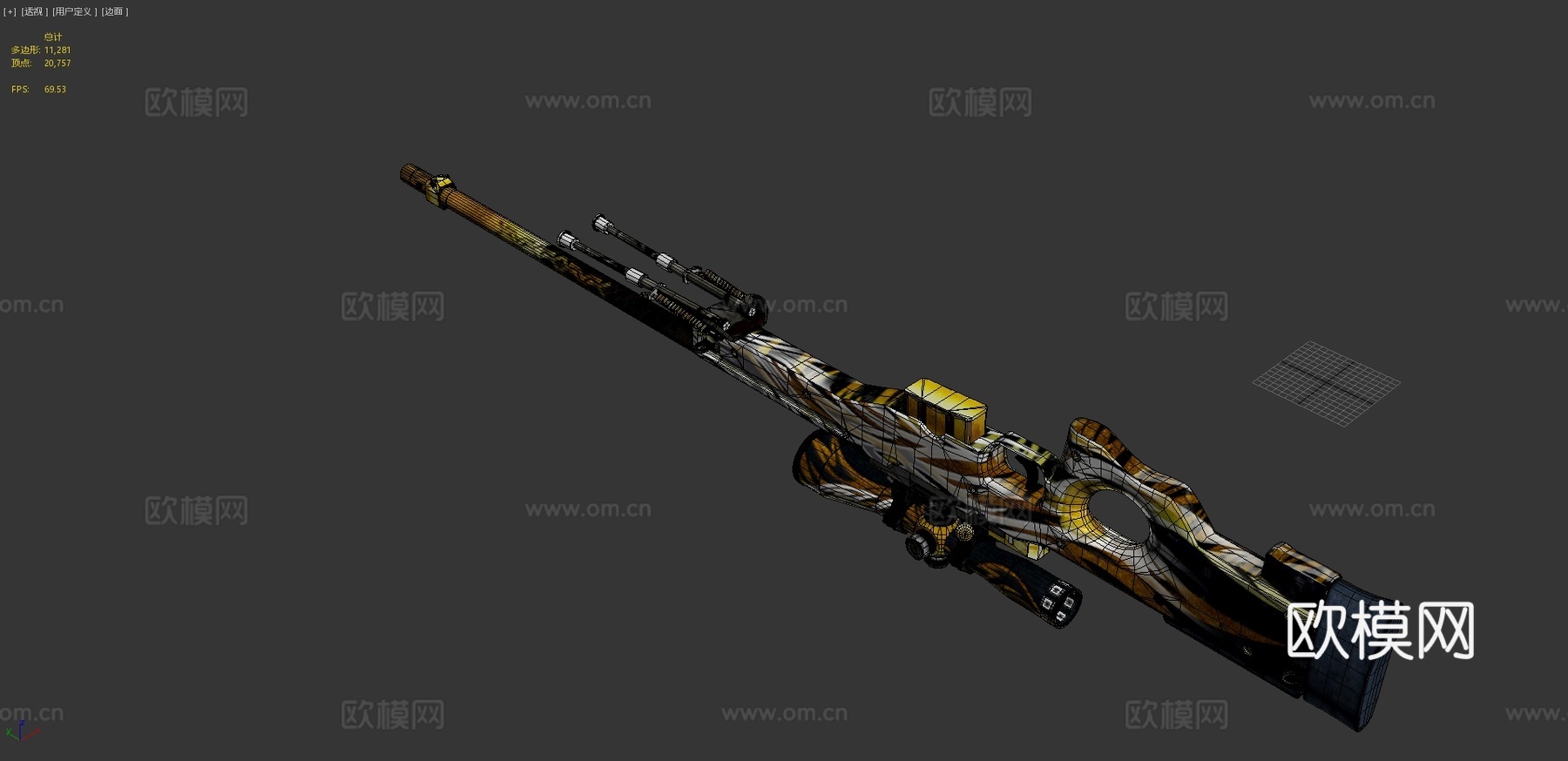 AWP-神谕(拱门琼斯)_13d模型
