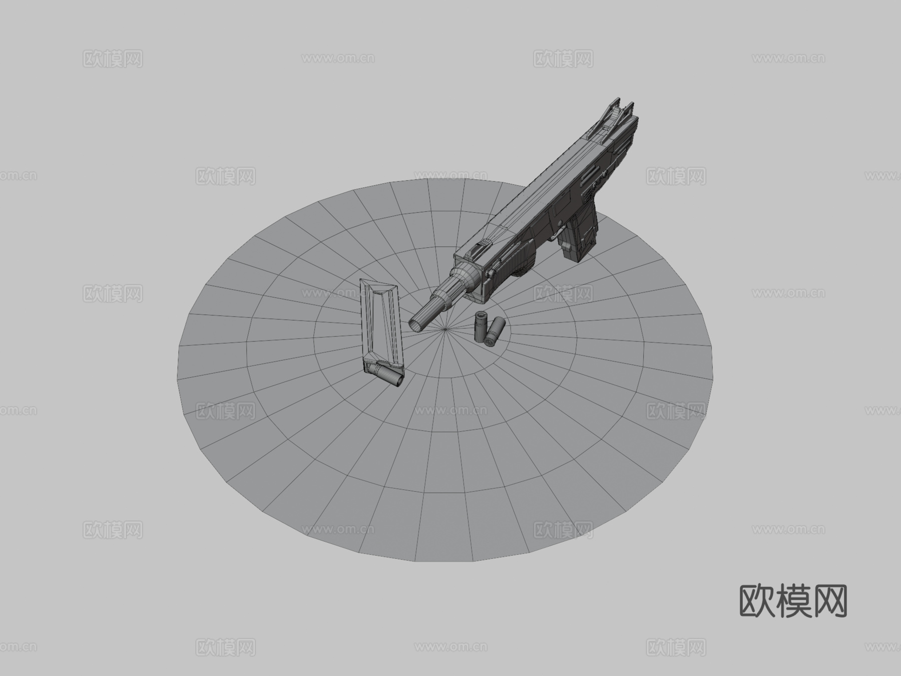MAG-7黑沙版3d模型