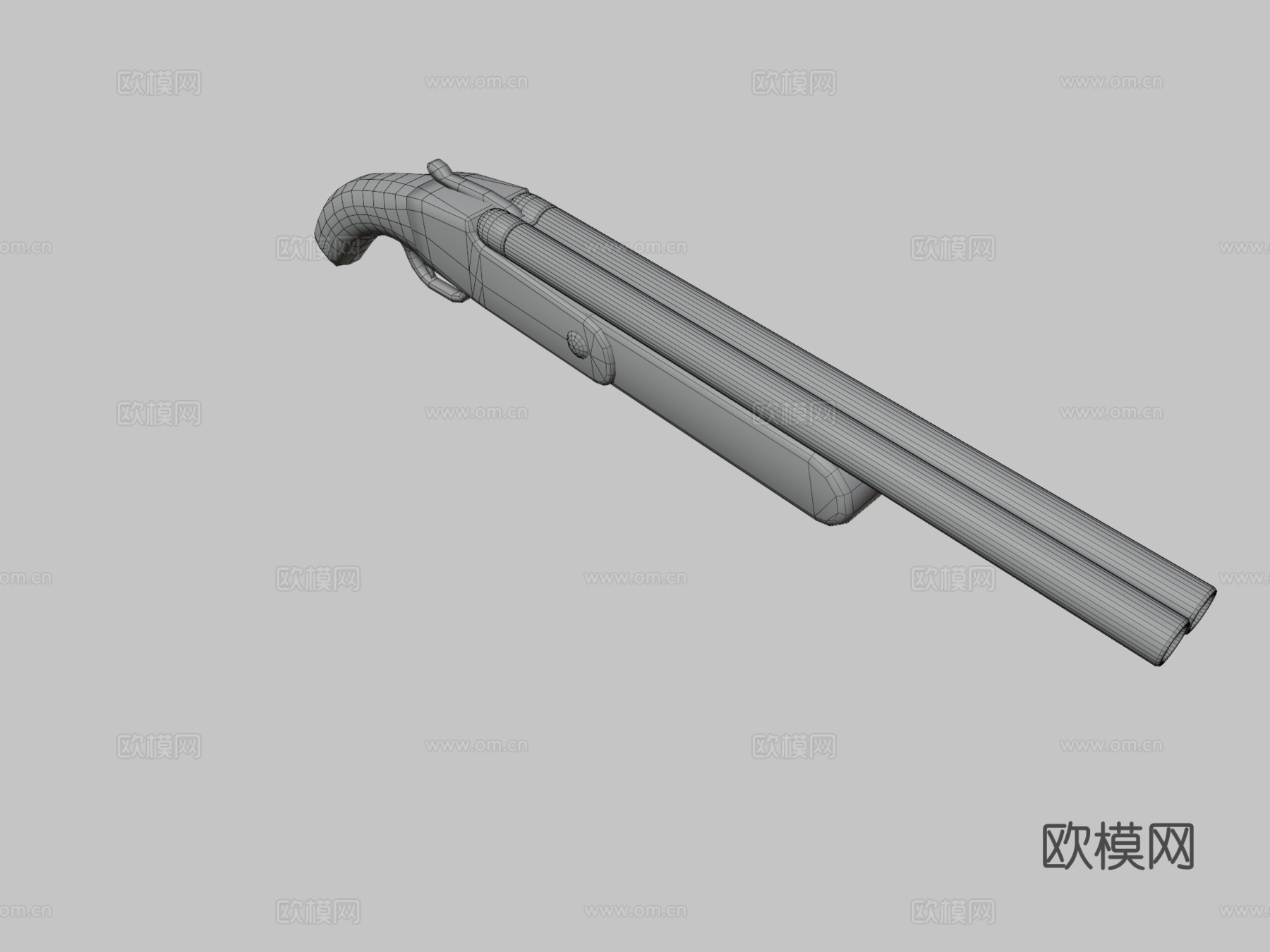 锯短型3d模型