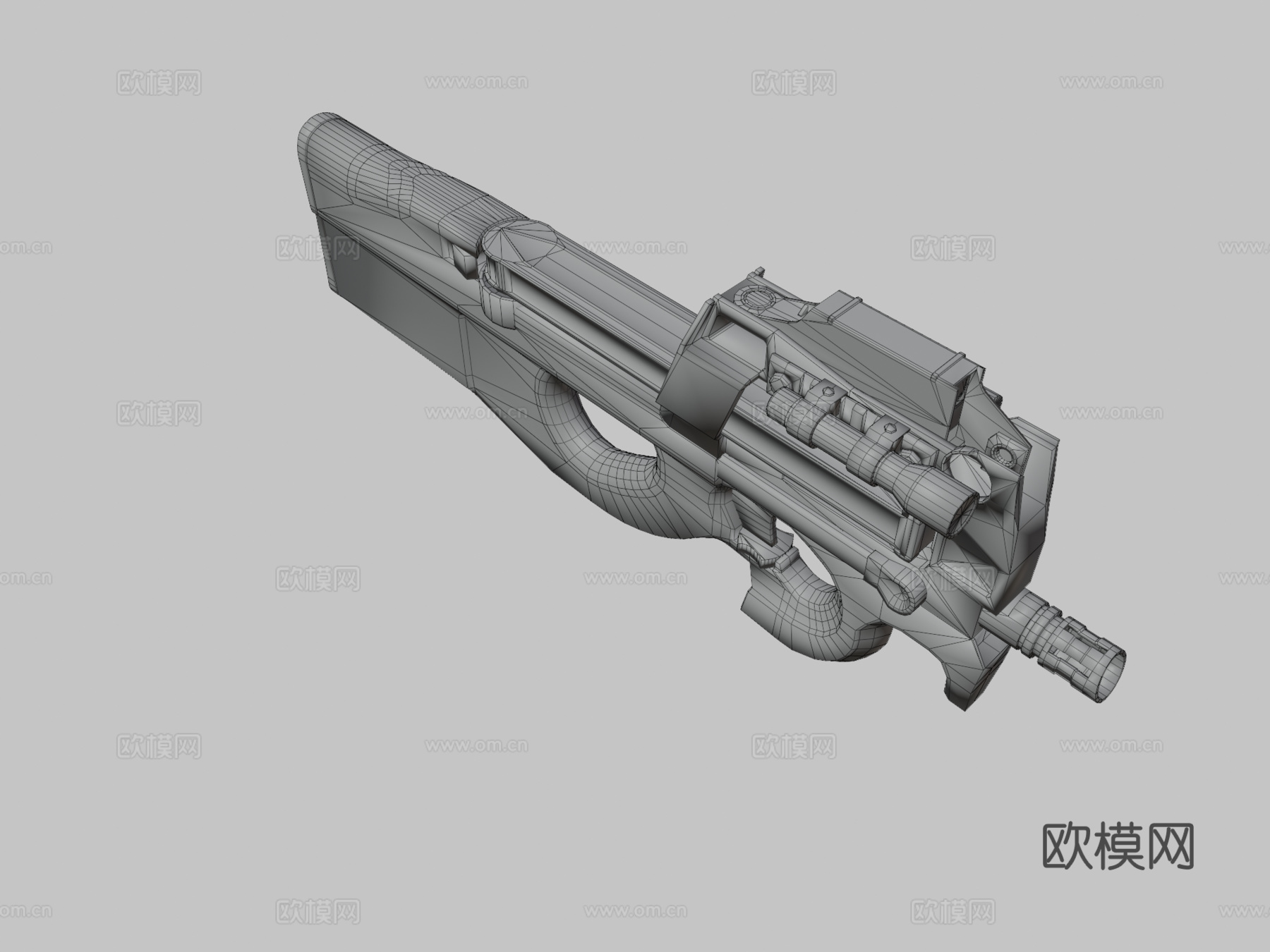 P90-星际之门3d模型