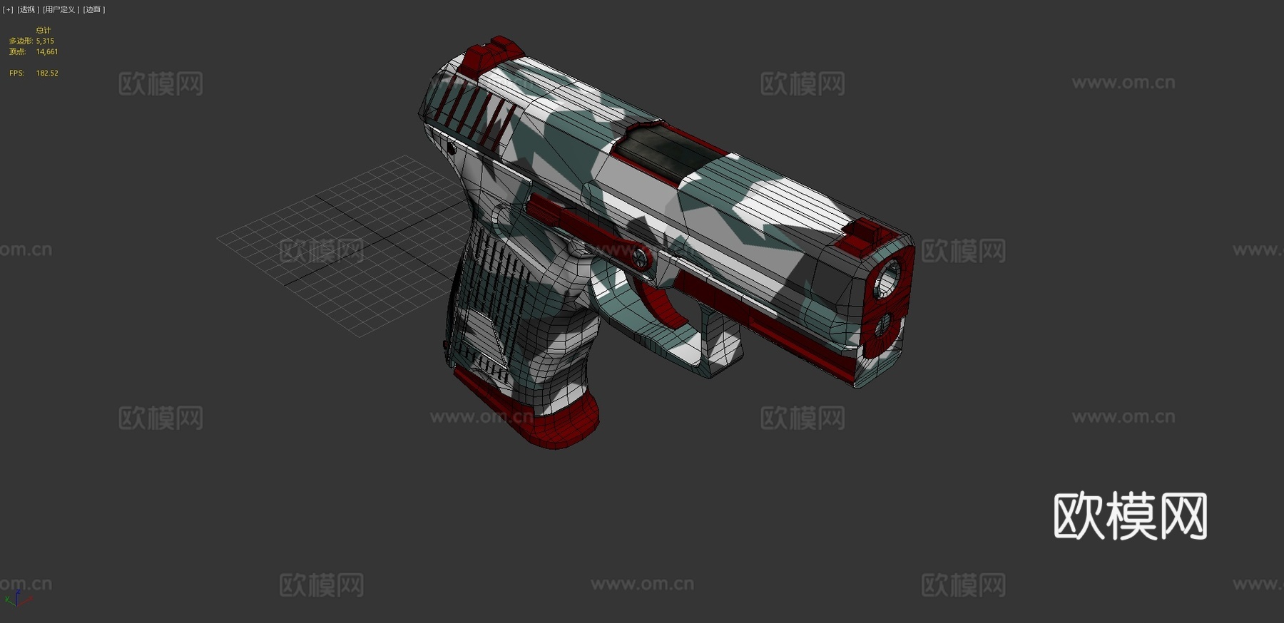 P2000-冷战3d模型