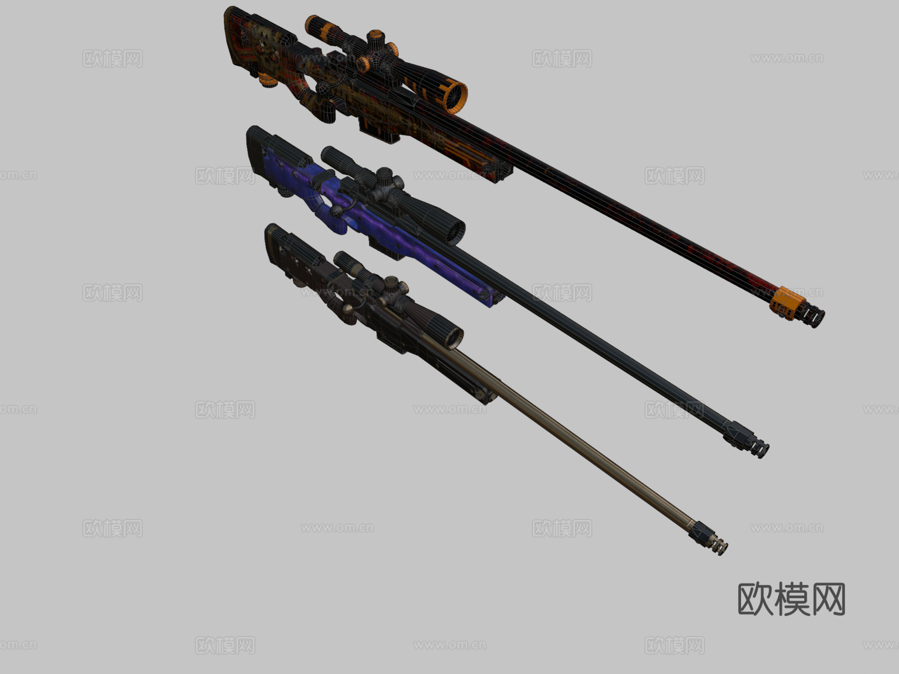 阿尔法箱-AWP3d模型