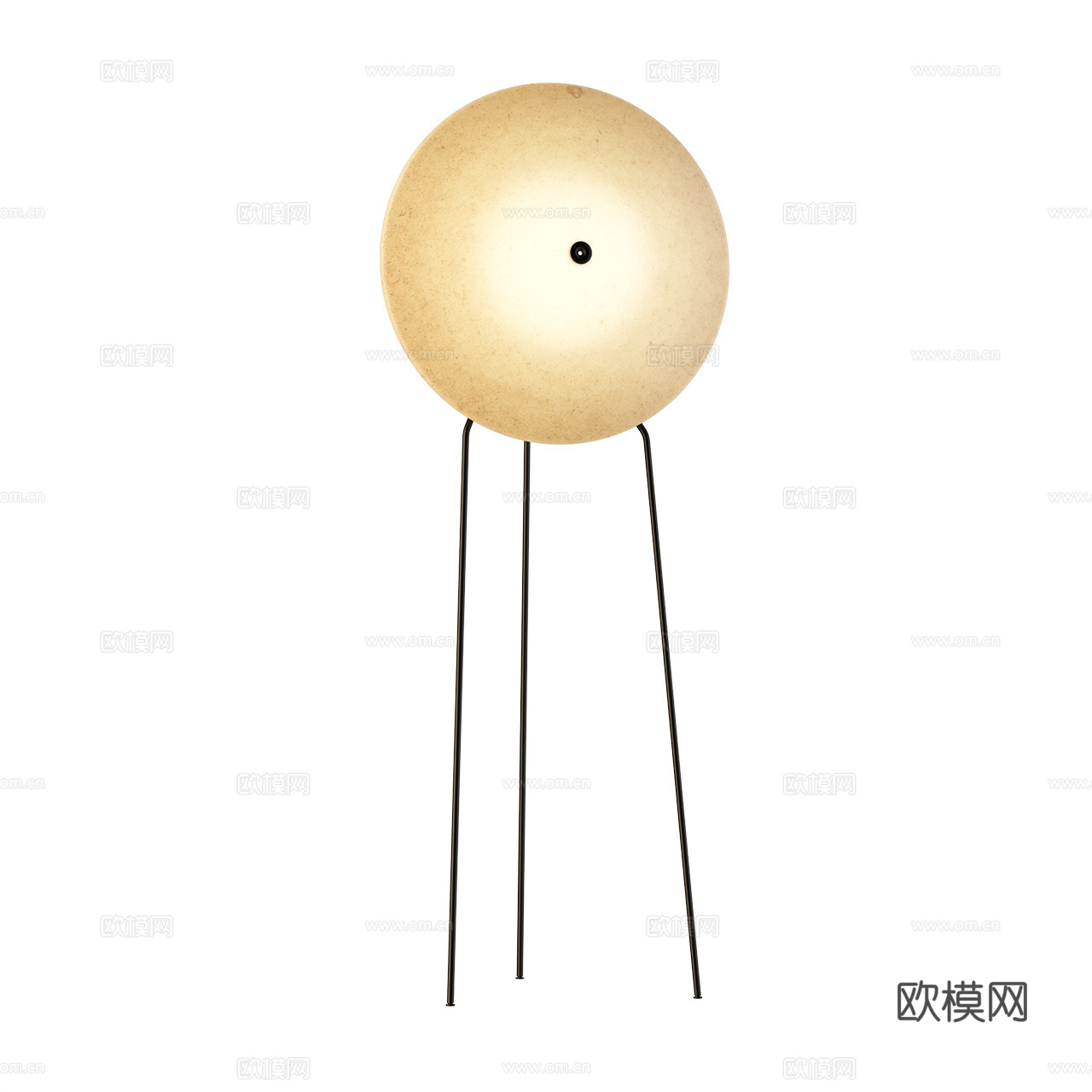 Miniforms 现代落地灯 极简落地灯 布艺落地灯3d模型