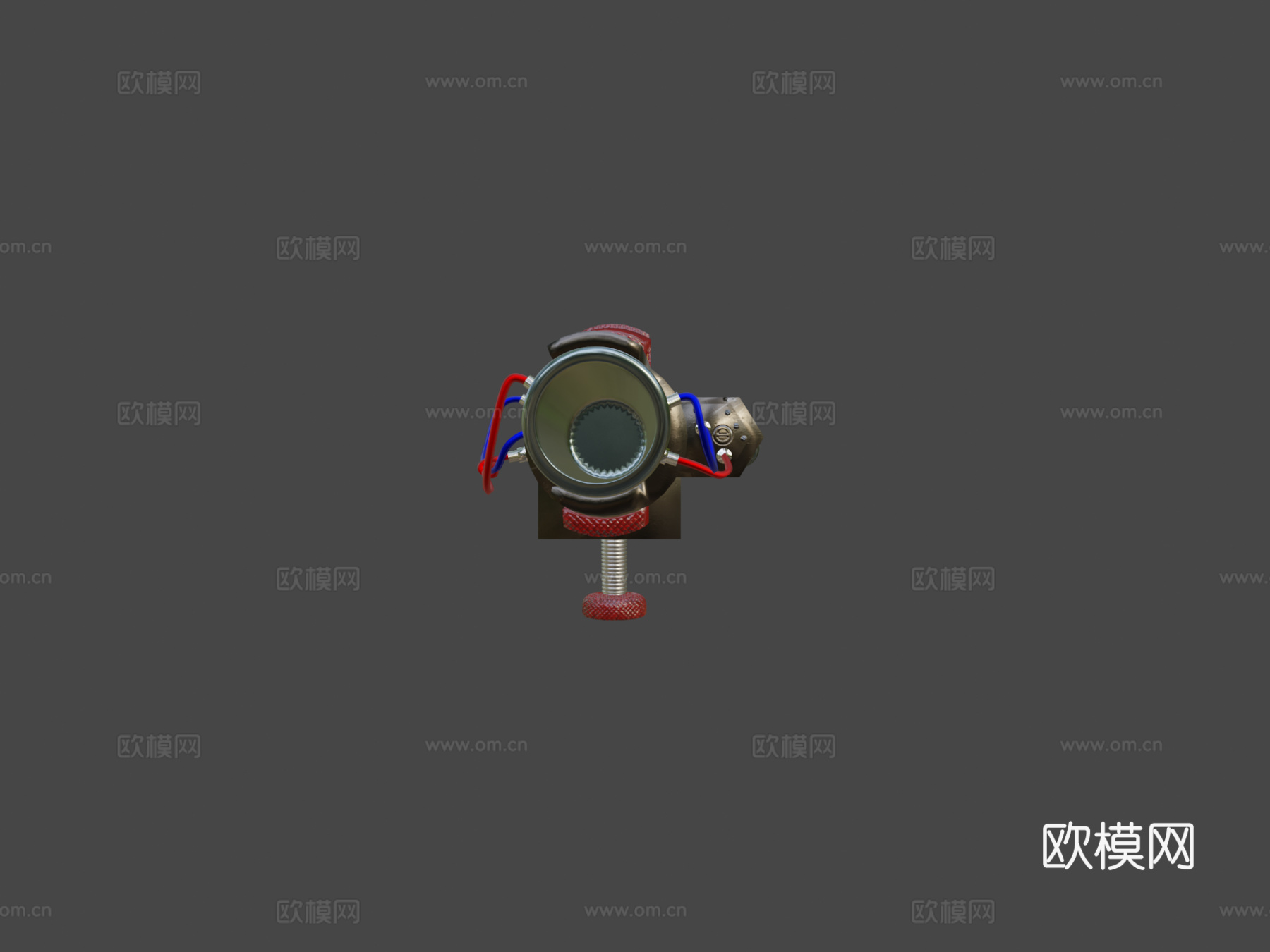 轨道炮3d模型