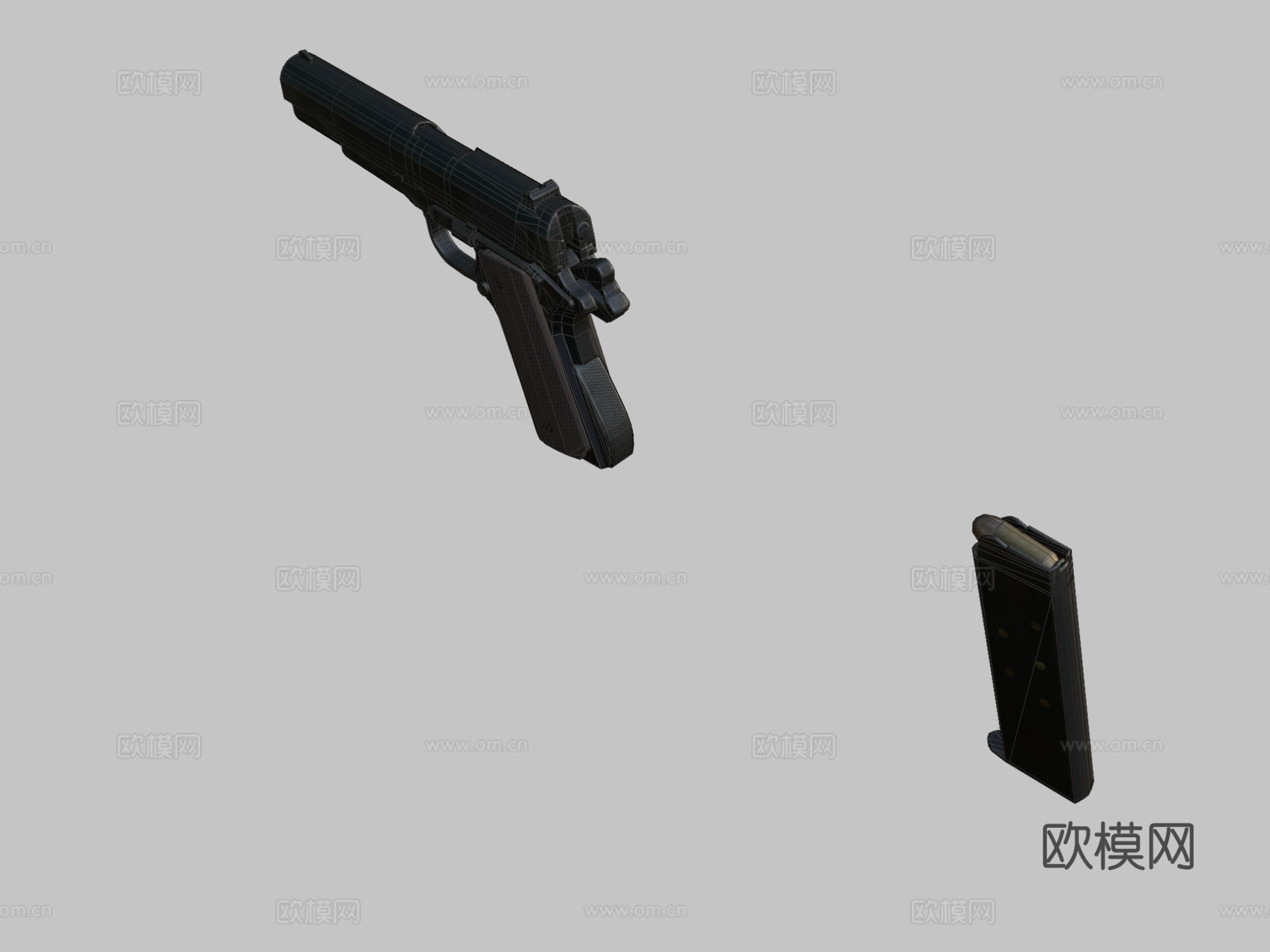 柯尔特19113d模型