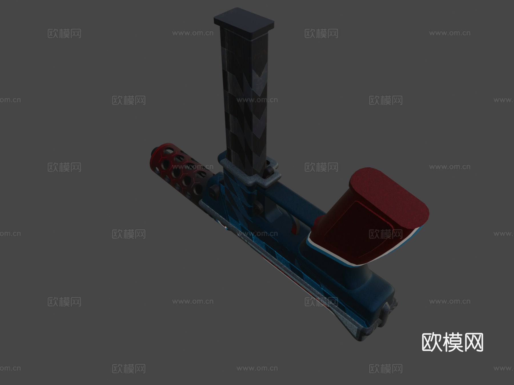 Tec-9-电路3d模型