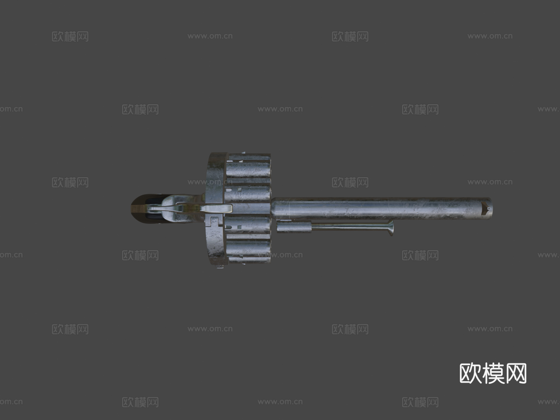 勒福舍左轮(20发双管)3d模型