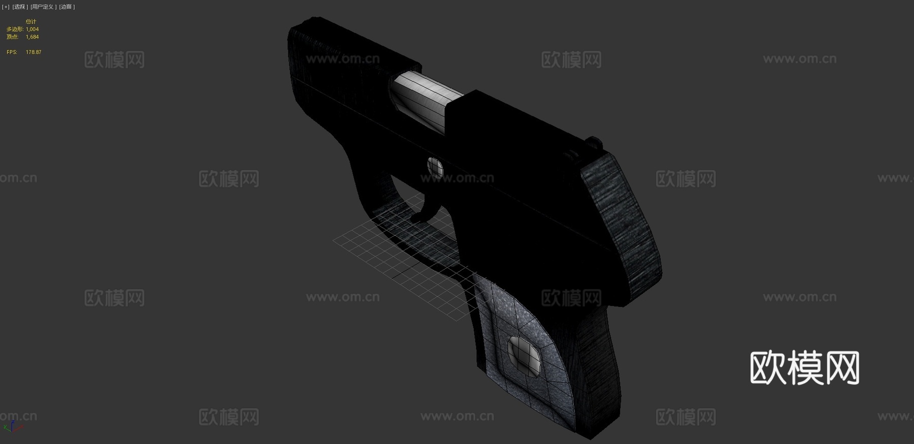 鲁格LCP 37013d模型