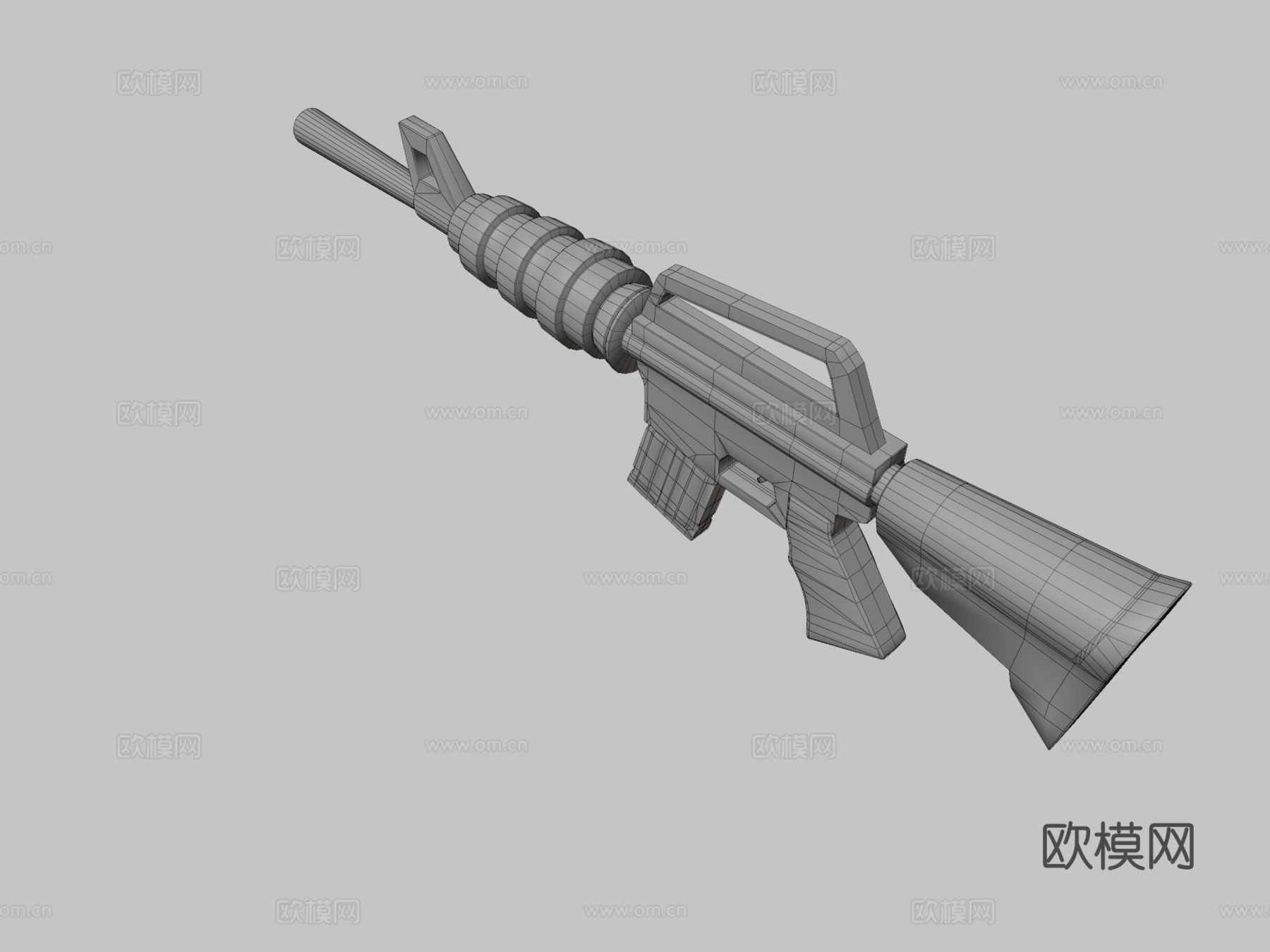 风格化M4A13d模型