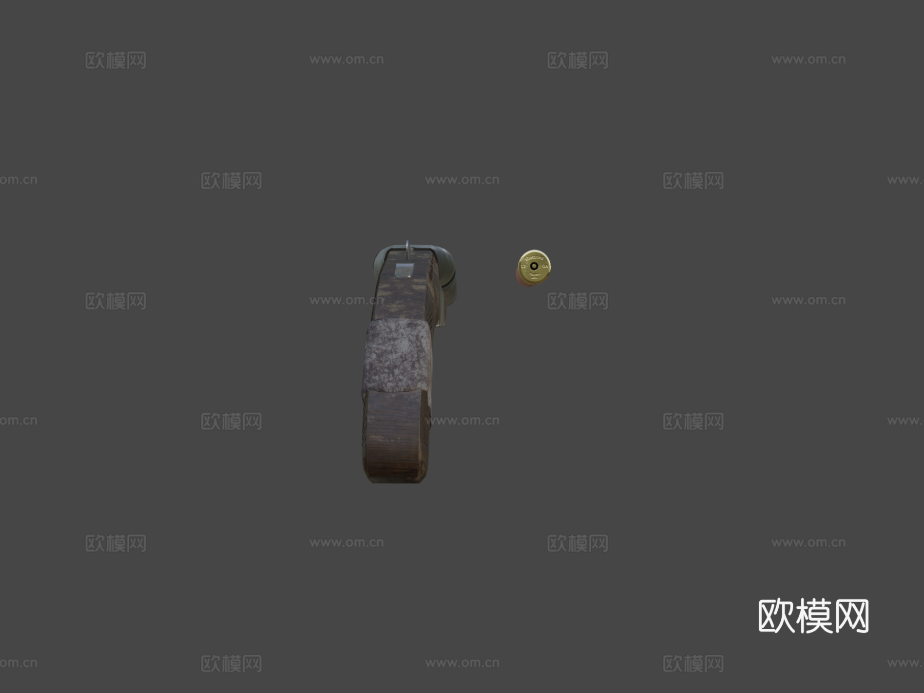 短管霰弹枪3d模型