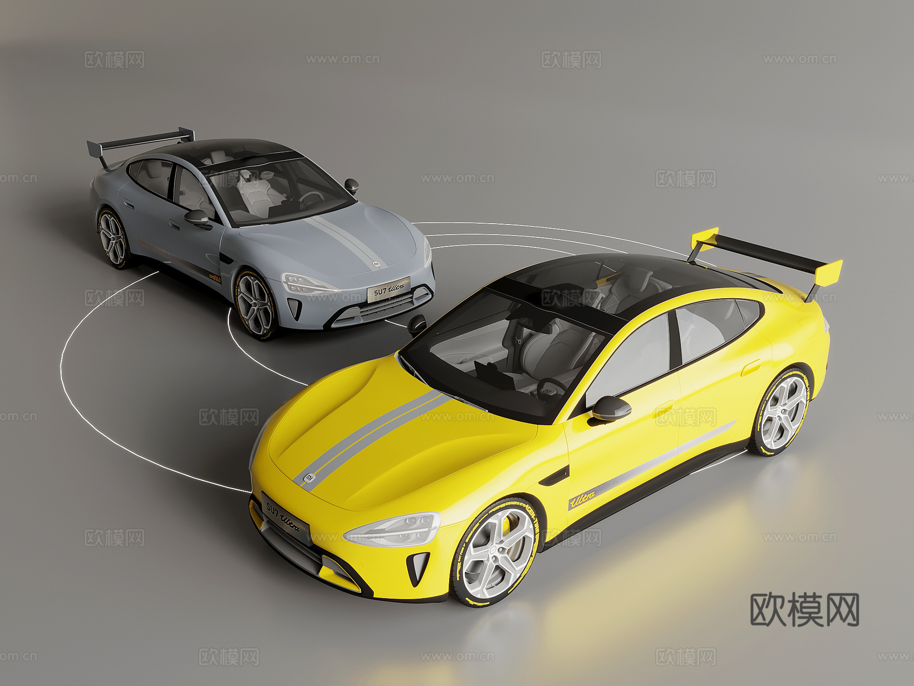 汽车 现代新能源汽车 轿车 小米汽车 小米su7ultra3d模型