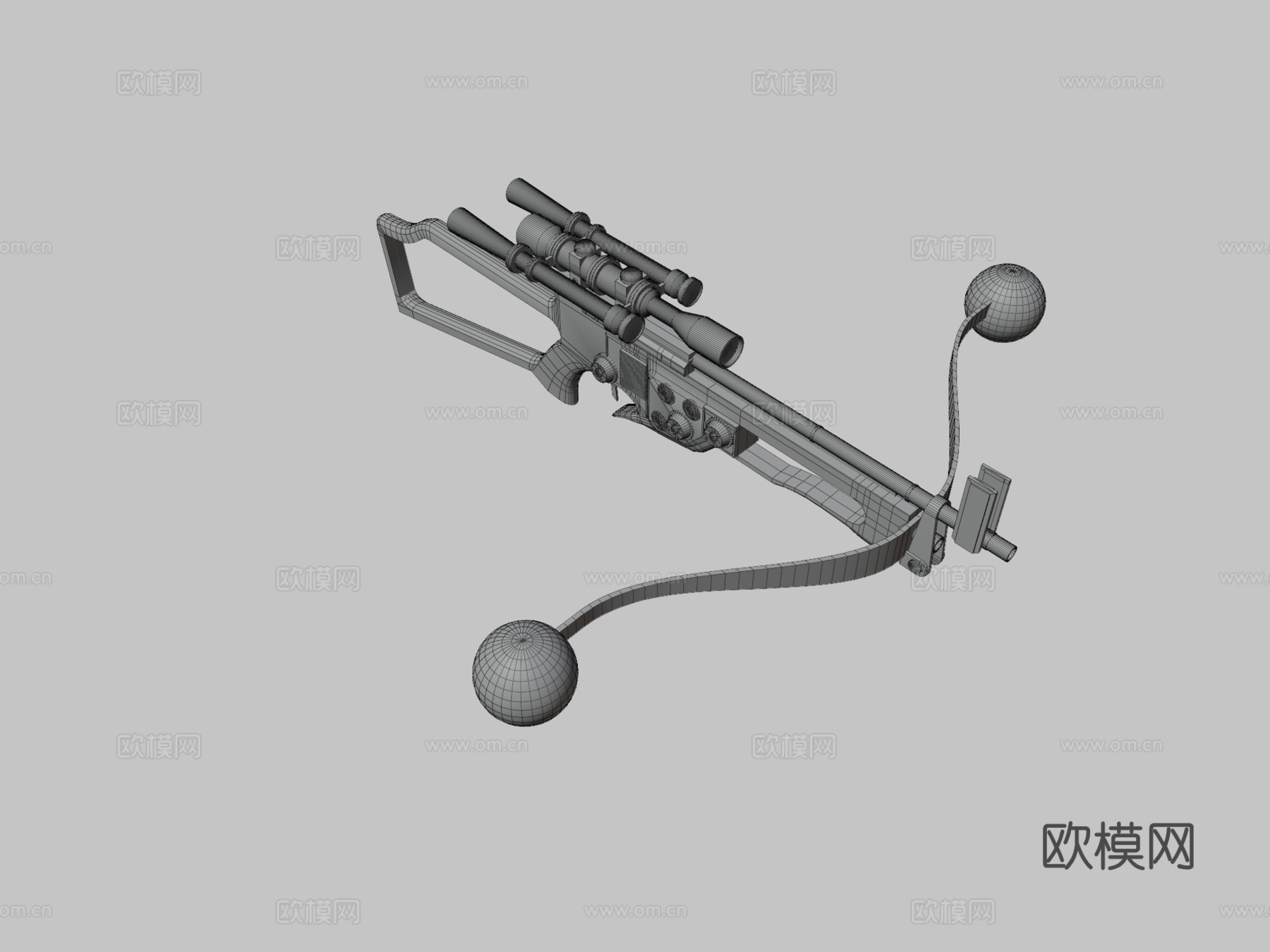 星球大战伍基弓弩3d模型