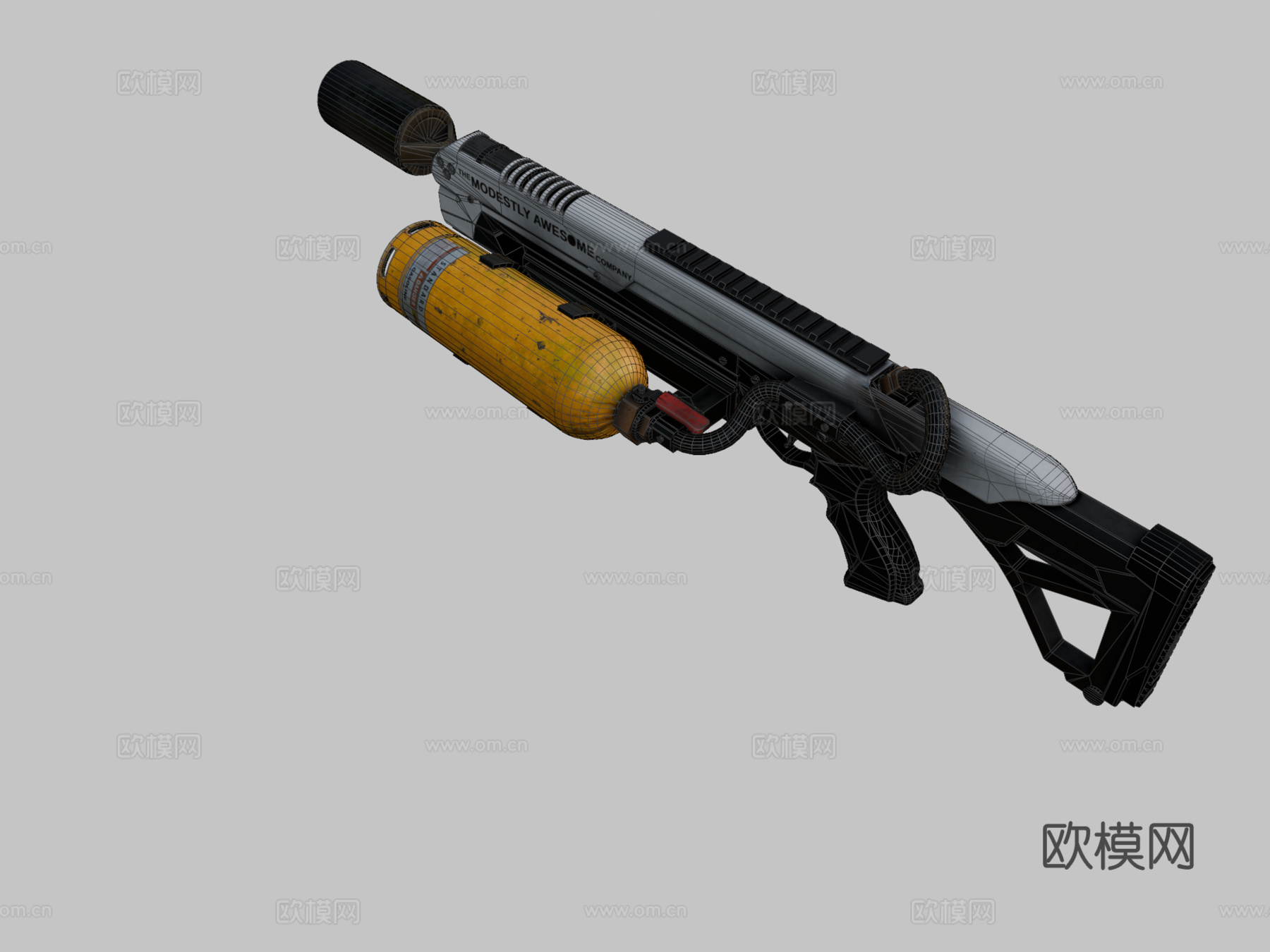 MA-17火焰喷射器3d模型