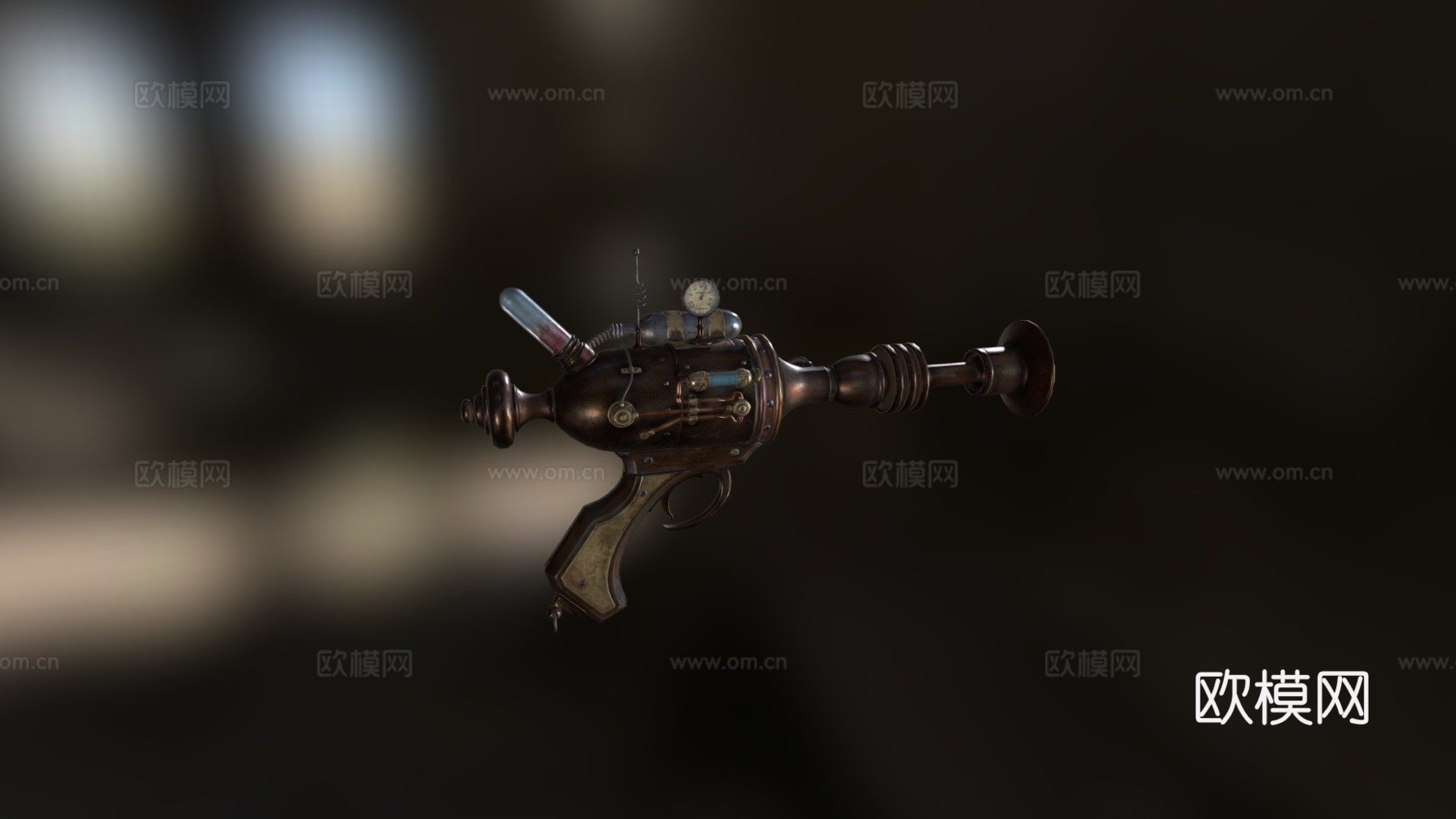 爆破枪3d模型