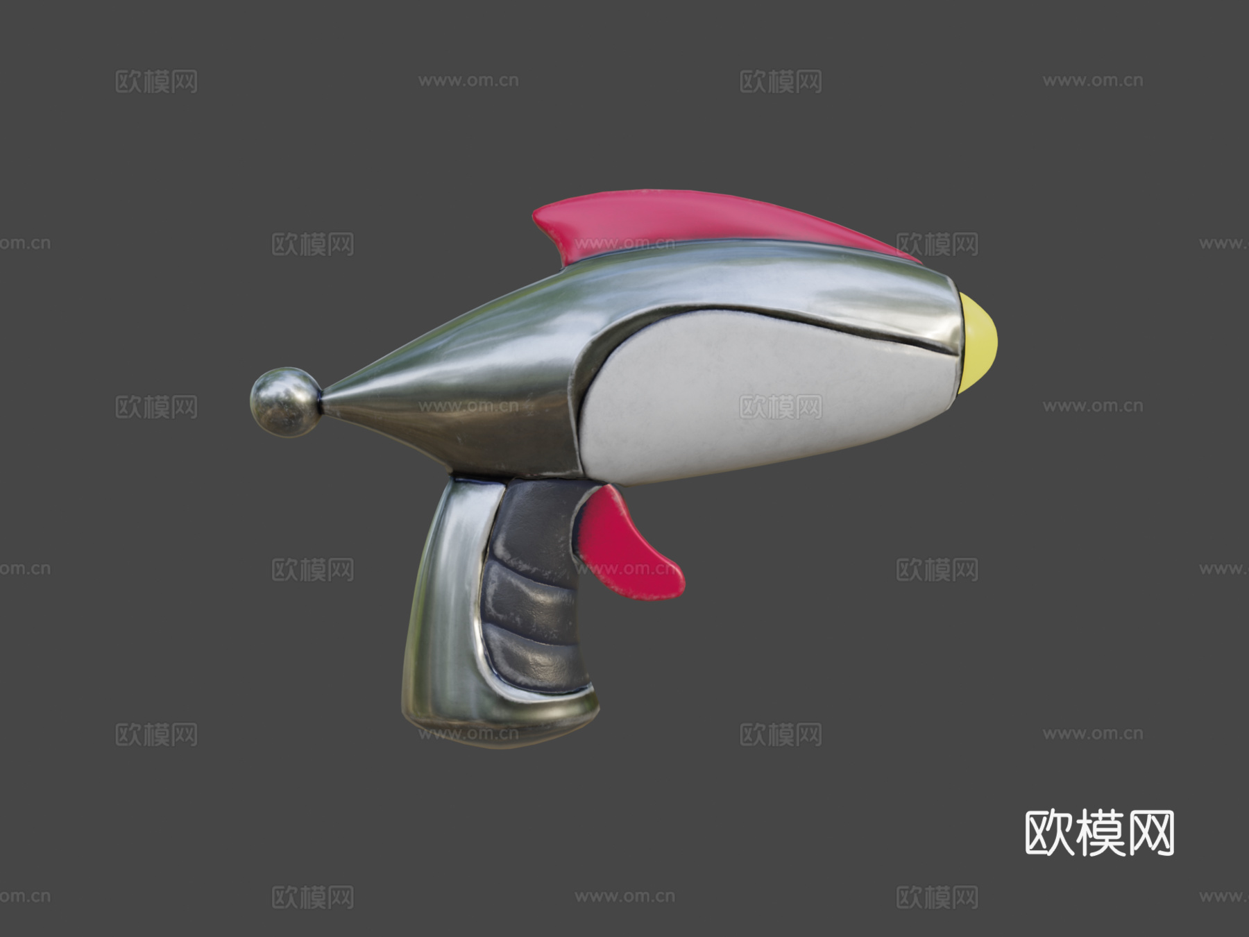 原子朋克枪3d模型