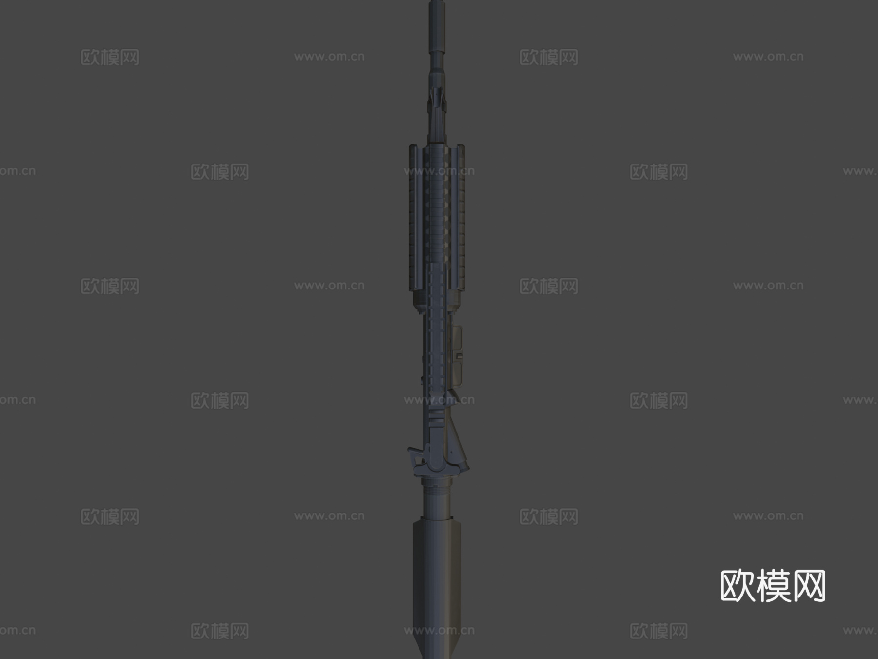 M4A1步枪3d模型