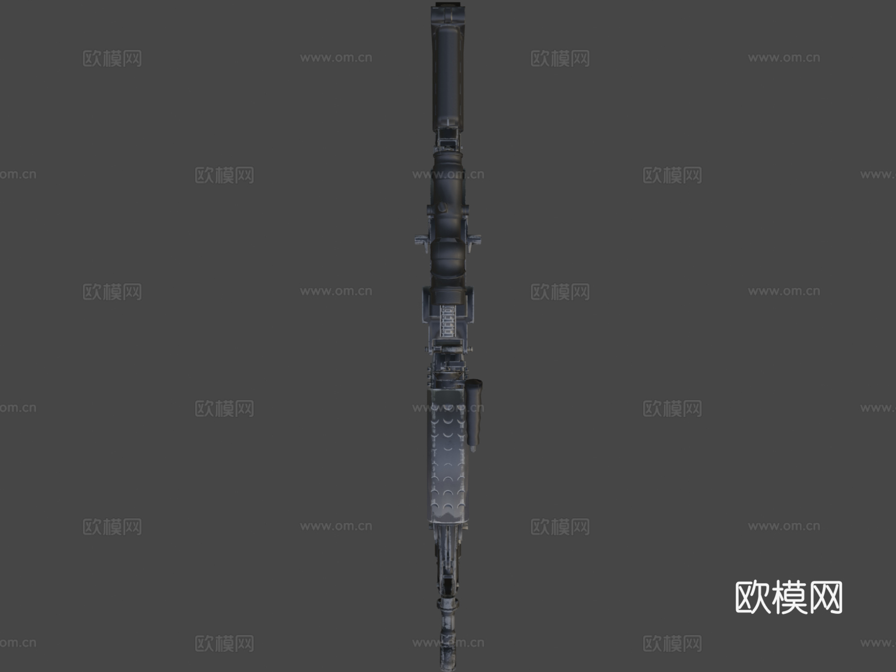 M249机枪3d模型