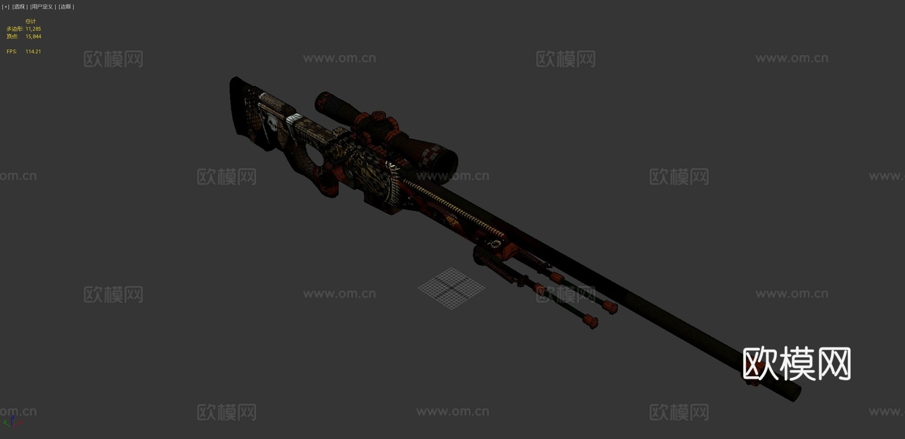 AWP-死亡3d模型