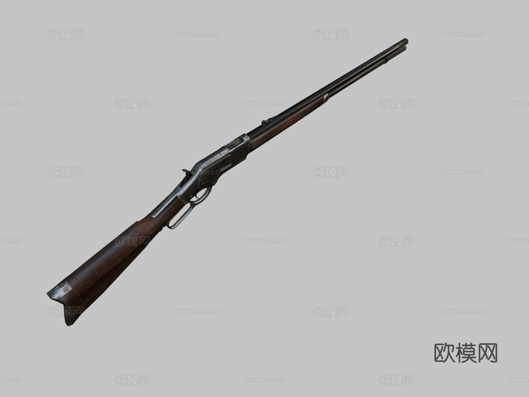 温彻斯特1873型3d模型