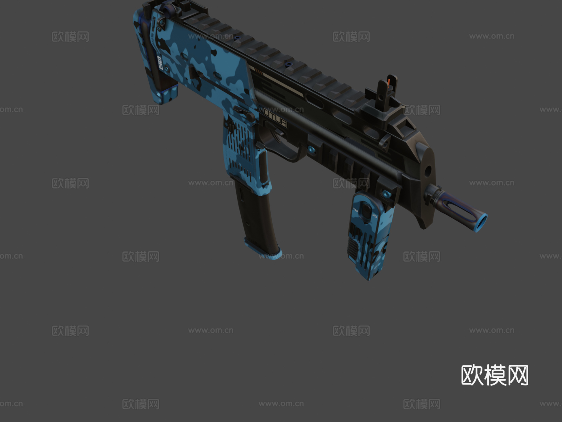 MP7-苏霍伊(VGO比赛)3d模型