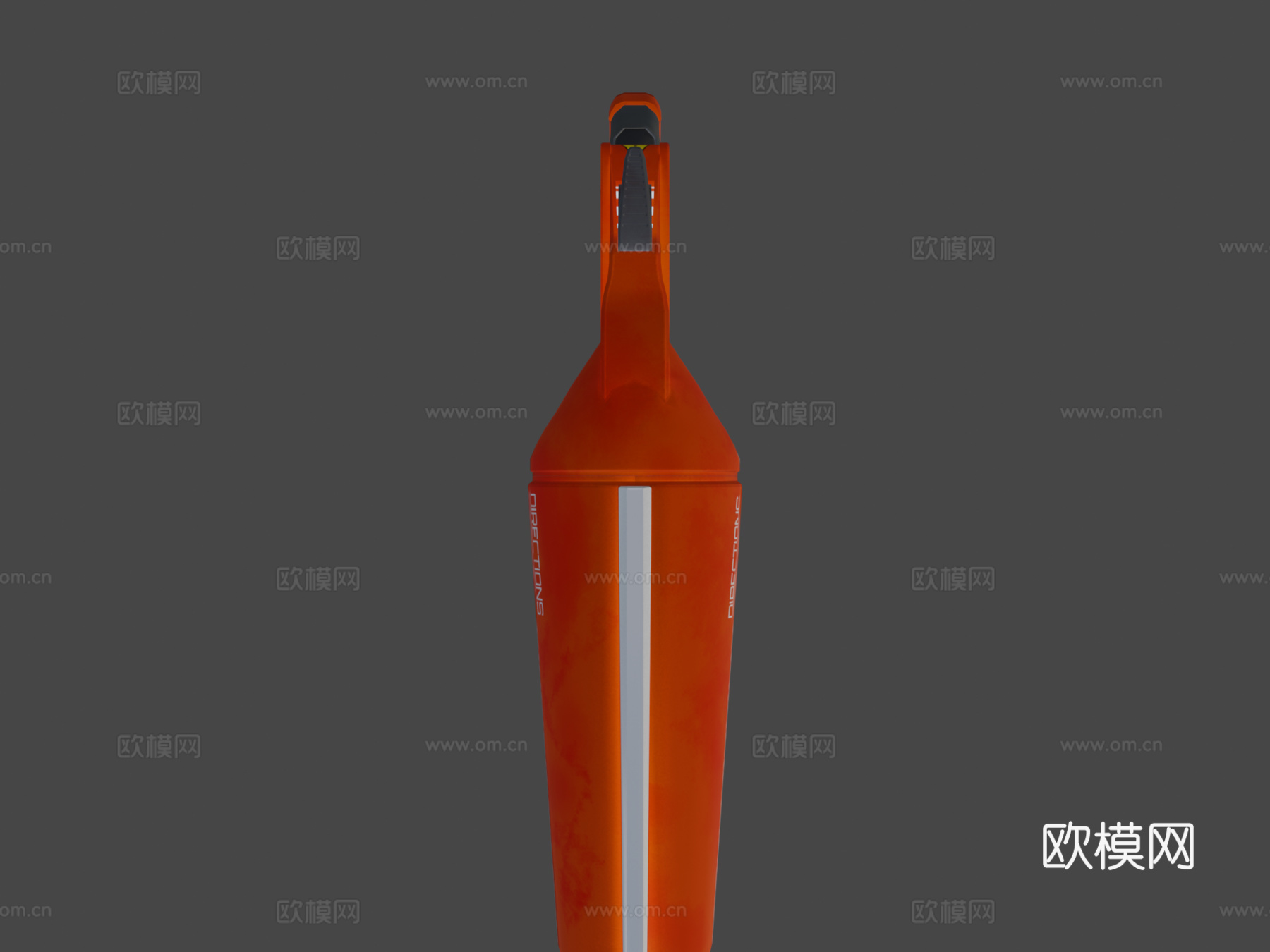 信号枪3d模型