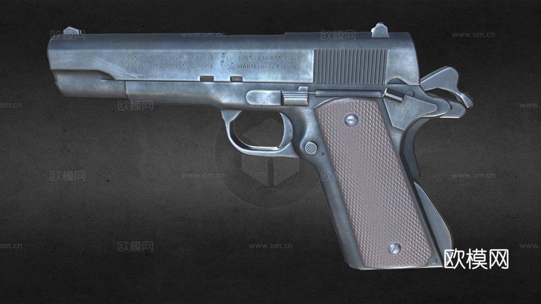 柯尔特19113d模型