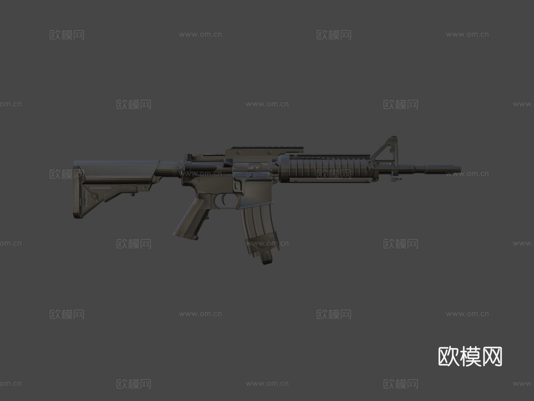 M4A1步枪3d模型