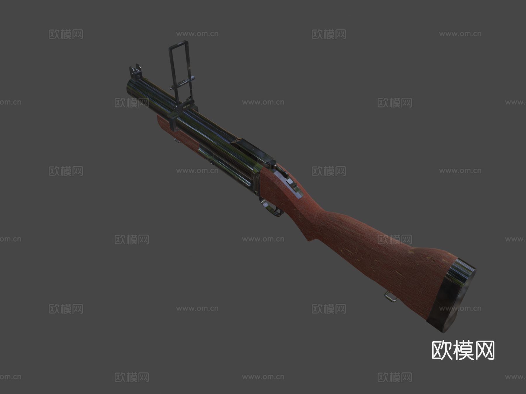 M79榴弹发射器3d模型
