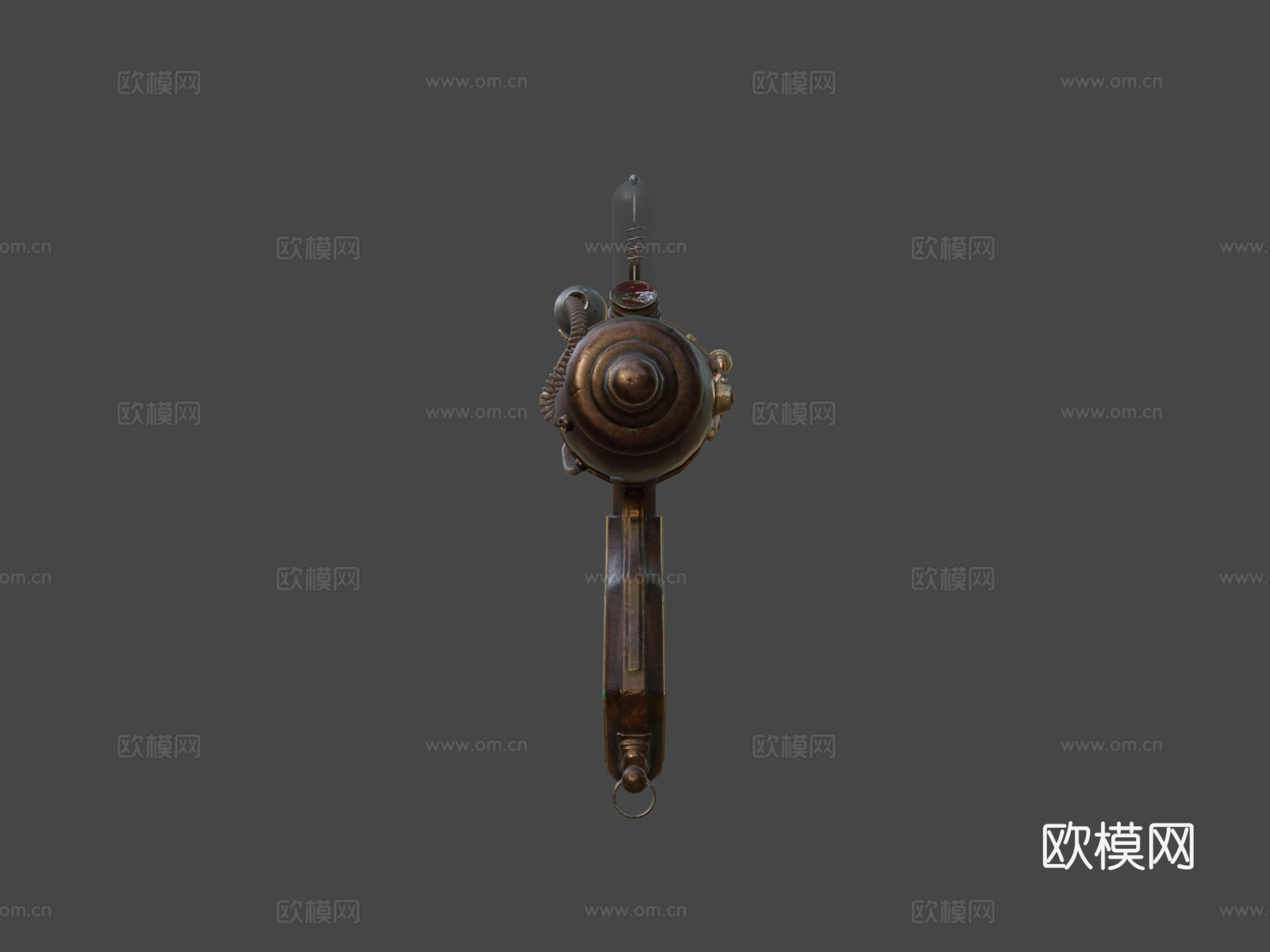 爆破枪3d模型
