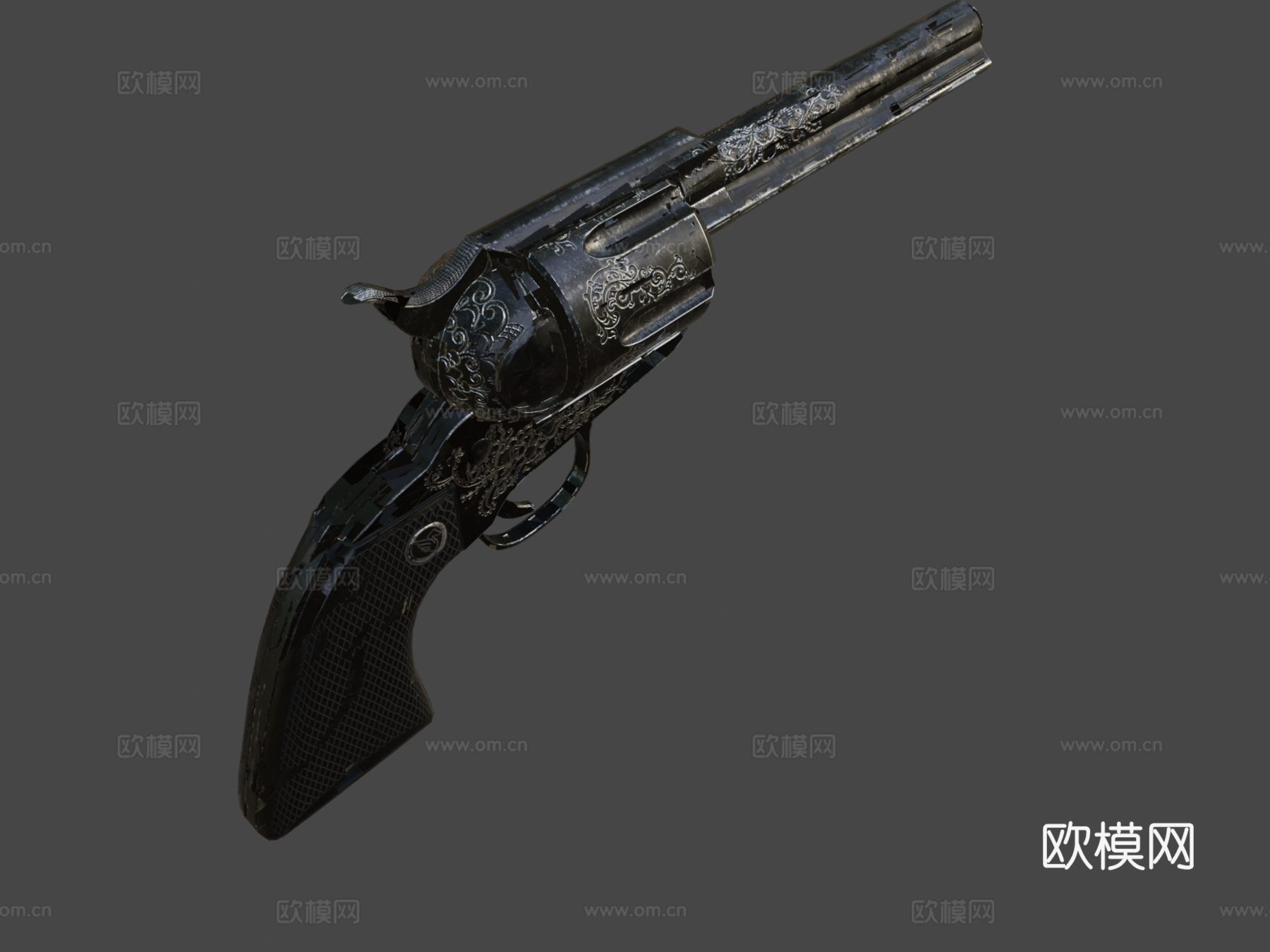柯尔特45和平缔造者3d模型