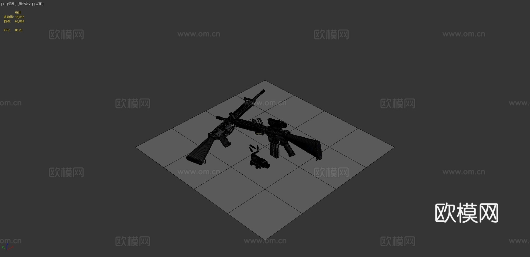 M16A43d模型