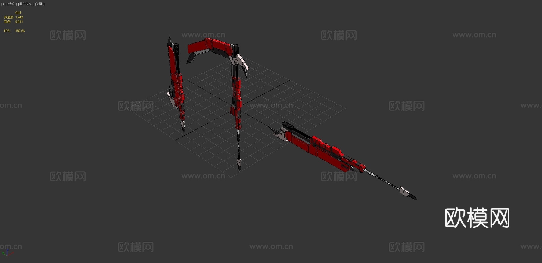 多重声音-粉丝艺术3d模型