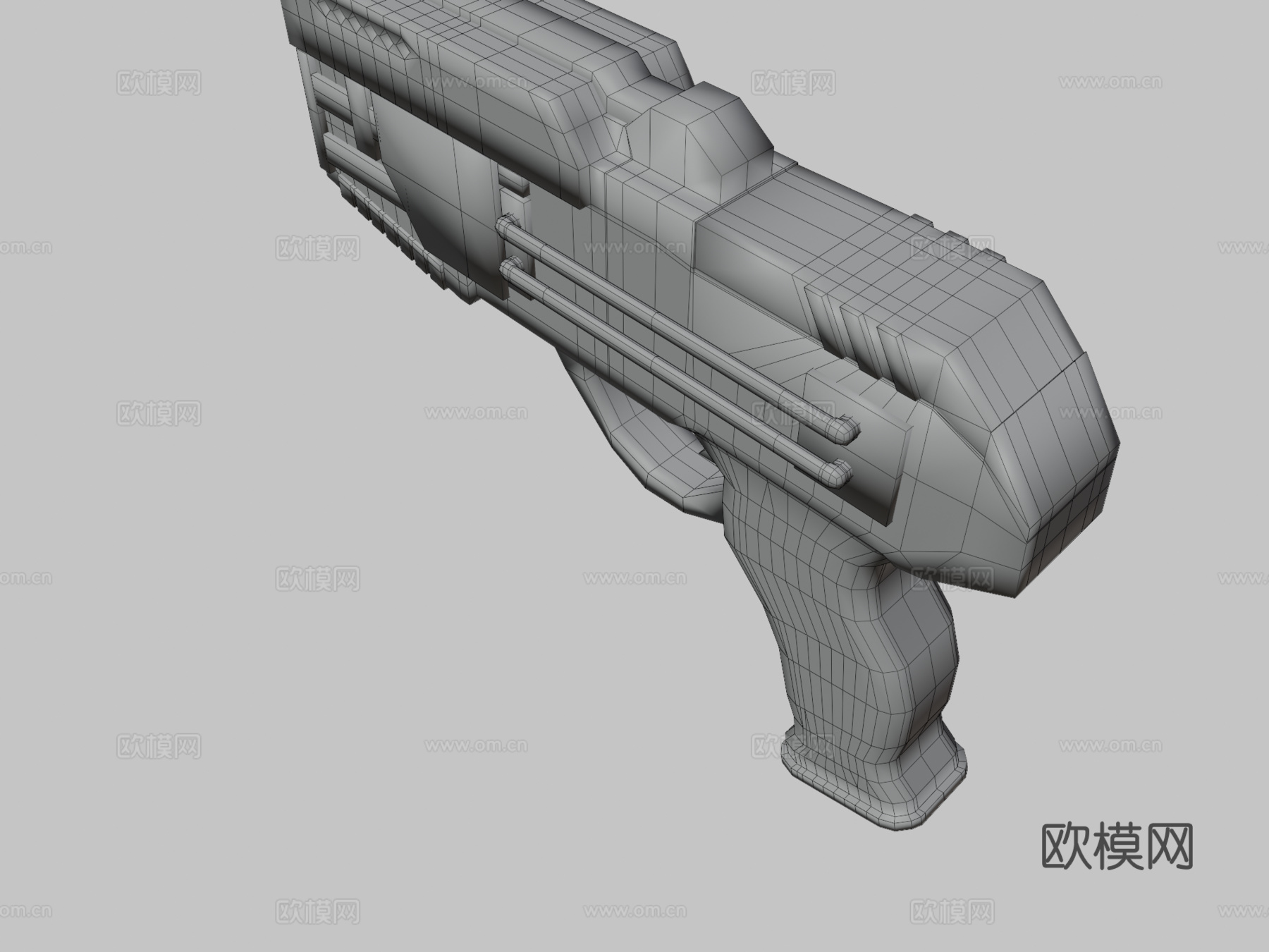 手持爆破器3d模型