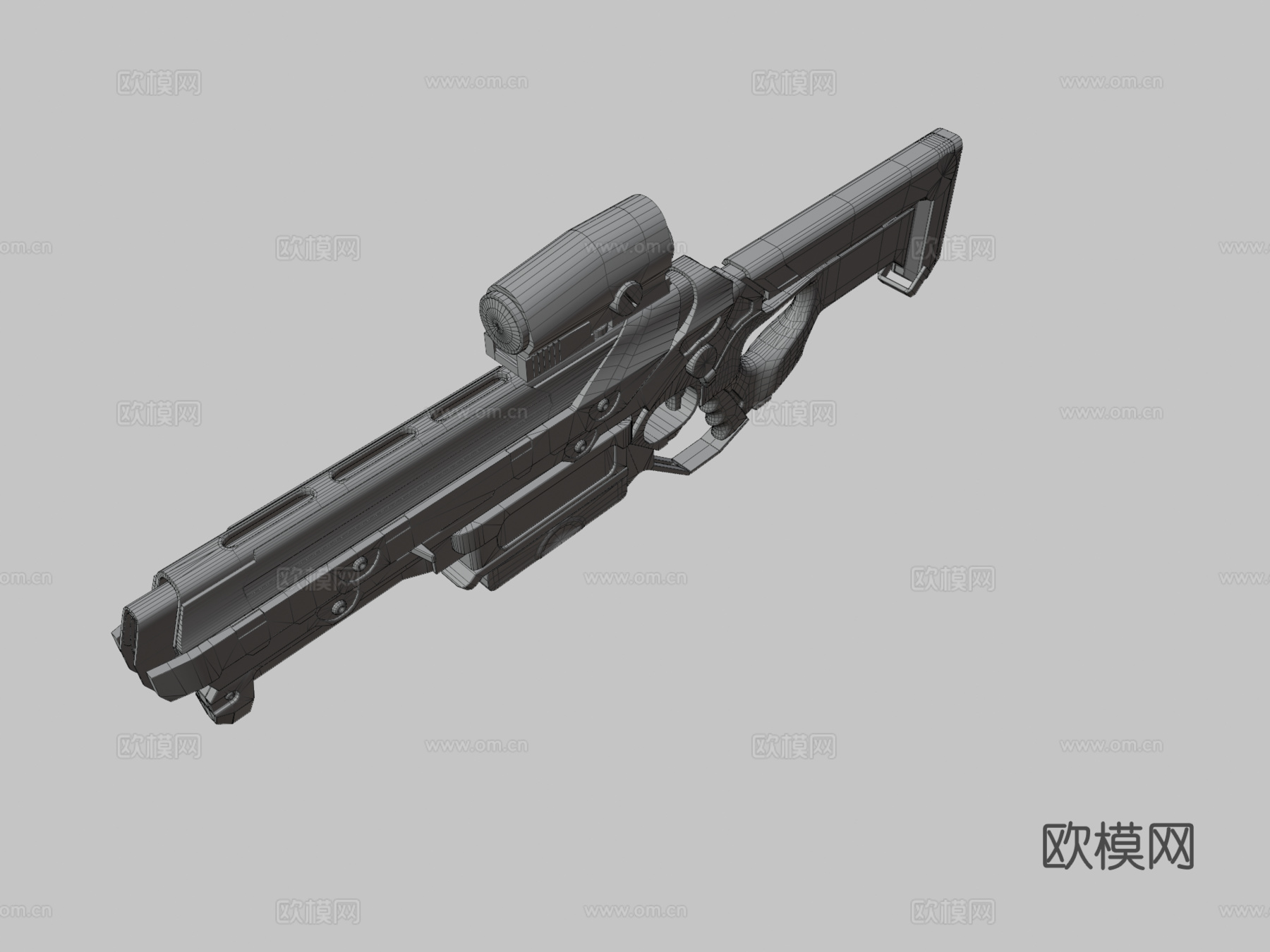 等离子枪3d模型