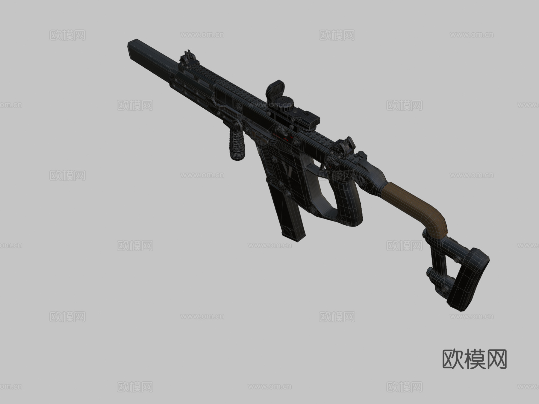 KRISS Vector .45 ACP3d模型