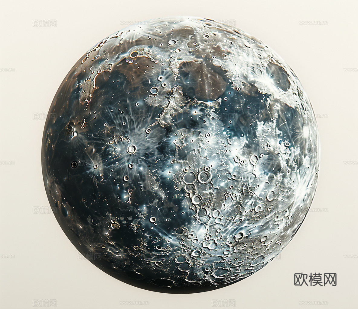 月球灯星球月亮陨石表表面