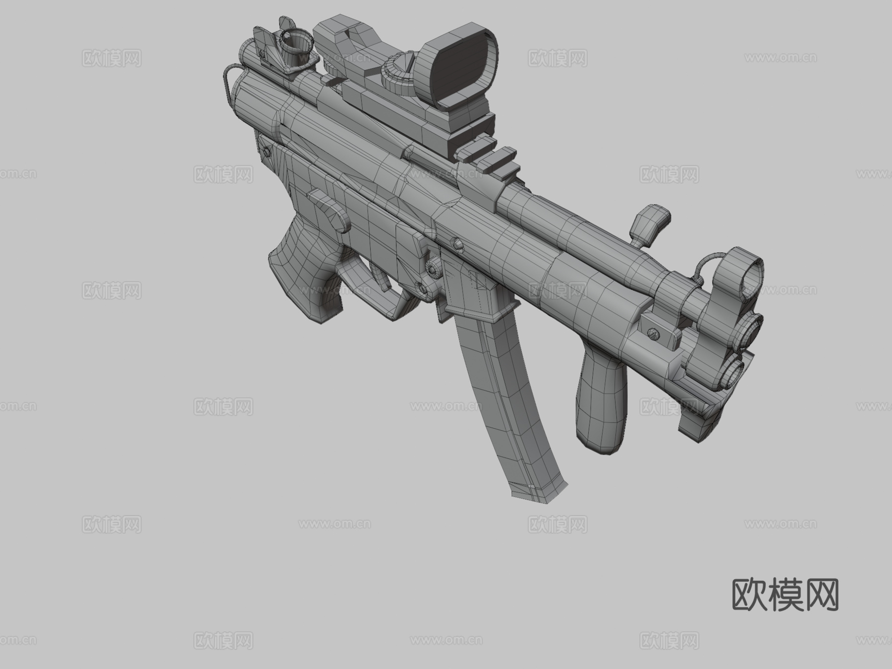 MP5K3d模型