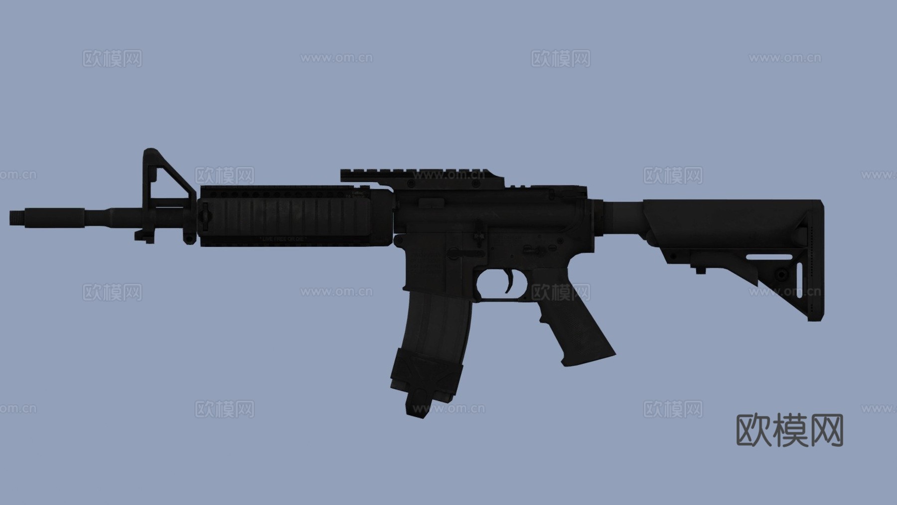 M4A1步枪3d模型