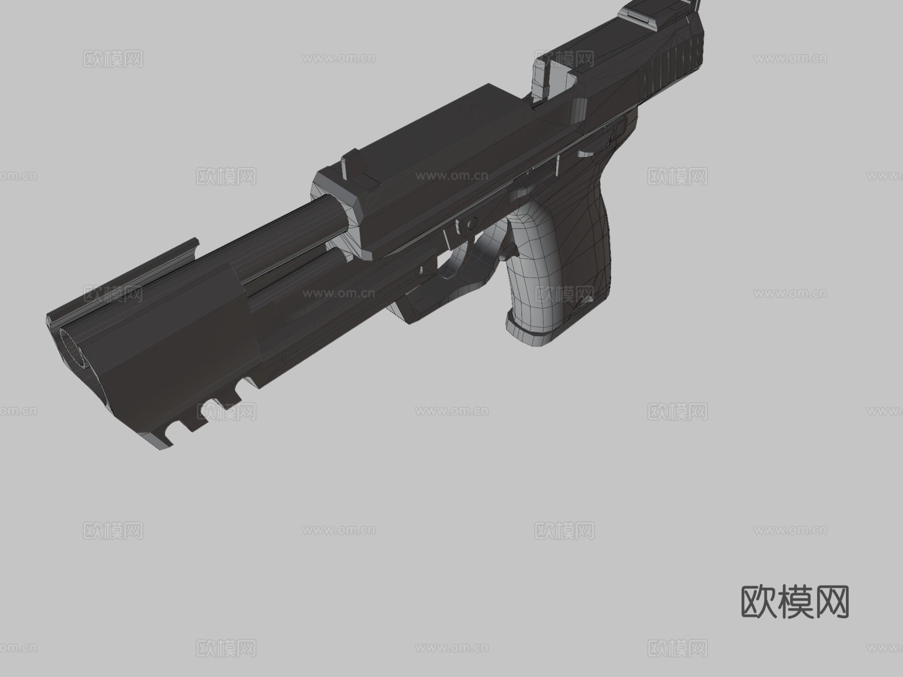 H&amp;K USP竞赛版3d模型