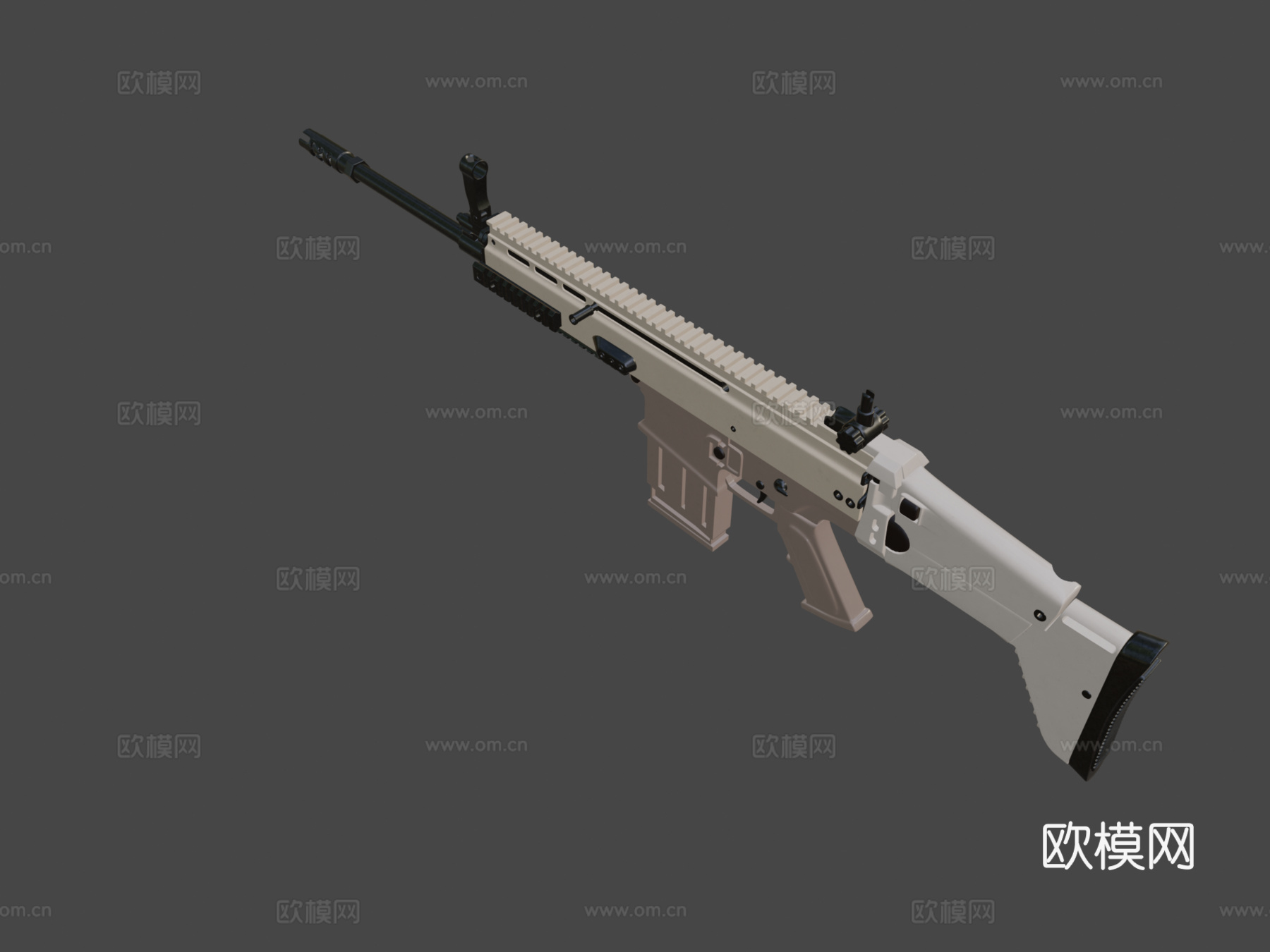 FN SCAR3d模型